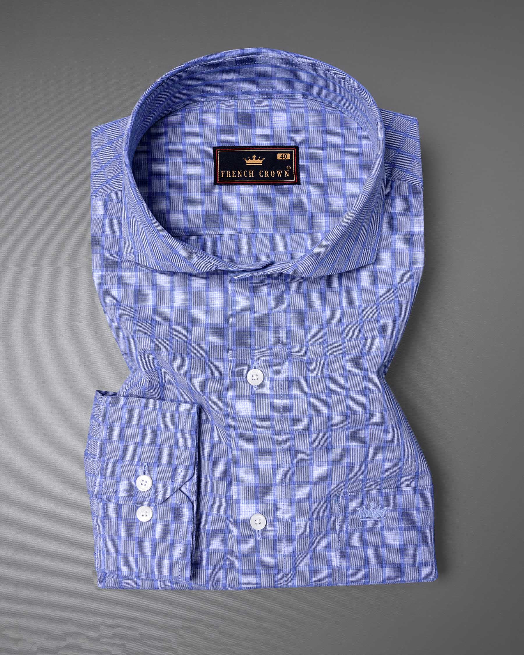 Periwinkle Gray with Powder Blue windowpane Chambray Shirt 5859-CA-38, 5859-CA-H-38, 5859-CA-39, 5859-CA-H-39, 5859-CA-40, 5859-CA-H-40, 5859-CA-42, 5859-CA-H-42, 5859-CA-44, 5859-CA-H-44, 5859-CA-46, 5859-CA-H-46, 5859-CA-48, 5859-CA-H-48, 5859-CA-50, 5859-CA-H-50, 5859-CA-52, 5859-CA-H-52