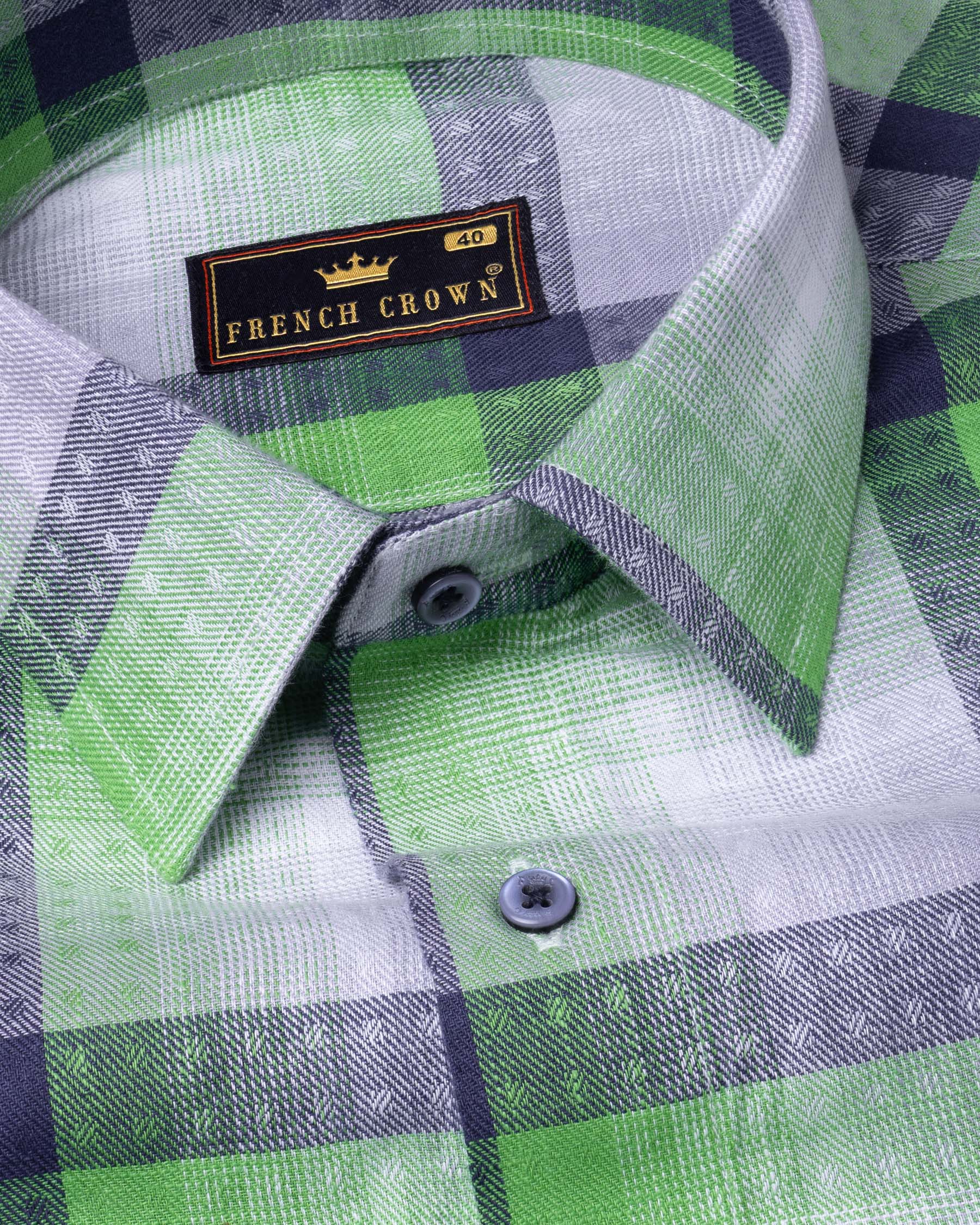 Blue and Mantis Green Twill Windowpane Premium Cotton Shirt 5861-BLE-38, 5861-BLE-H-38, 5861-BLE-39, 5861-BLE-H-39, 5861-BLE-40, 5861-BLE-H-40, 5861-BLE-42, 5861-BLE-H-42, 5861-BLE-44, 5861-BLE-H-44, 5861-BLE-46, 5861-BLE-H-46, 5861-BLE-48, 5861-BLE-H-48, 5861-BLE-50, 5861-BLE-H-50, 5861-BLE-52, 5861-BLE-H-52