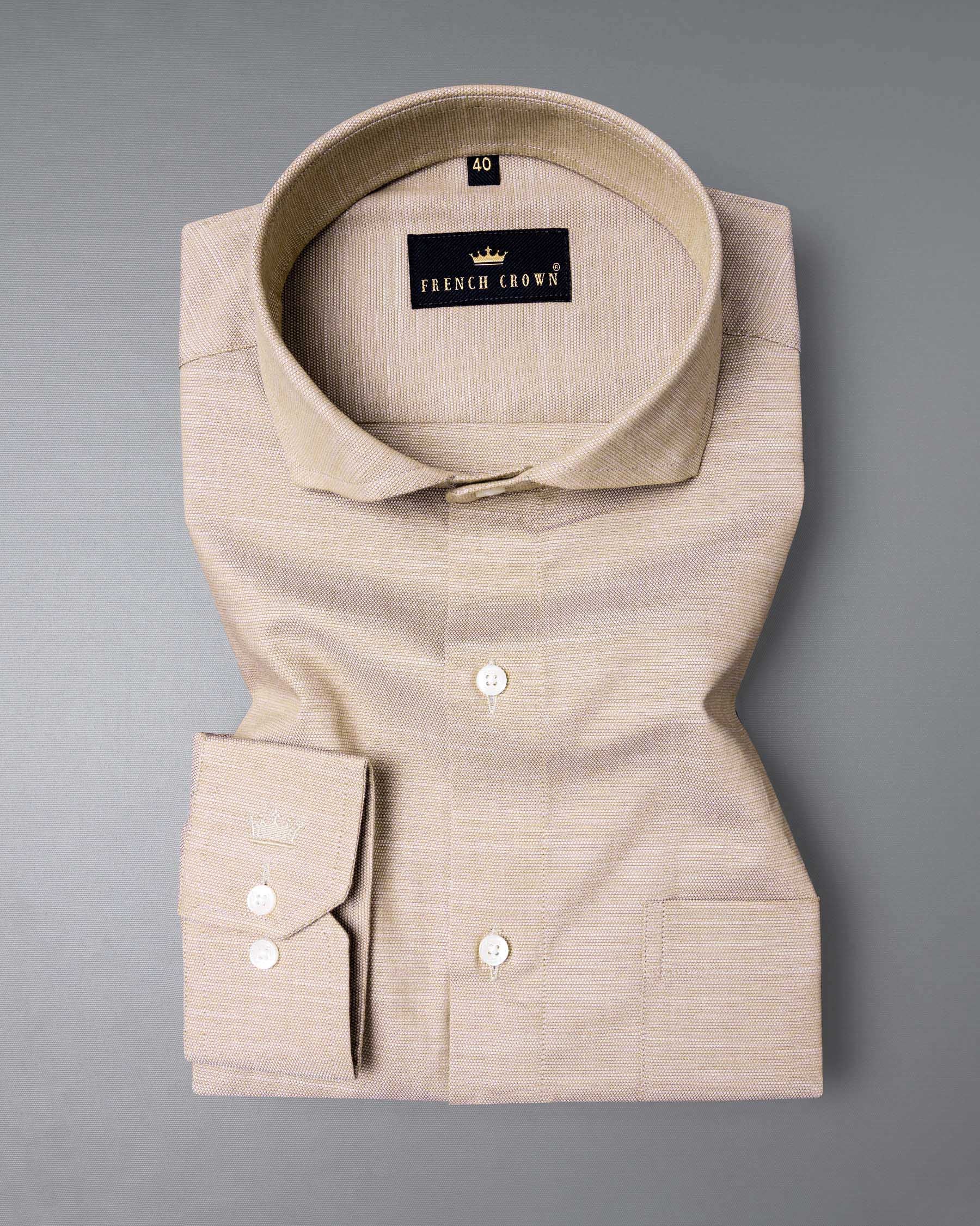 Vanilla Brown Dobby Textured Premium Giza Cotton Shirt 5866-CA-38, 5866-CA-H-38, 5866-CA-39, 5866-CA-H-39, 5866-CA-40, 5866-CA-H-40, 5866-CA-42, 5866-CA-H-42, 5866-CA-44, 5866-CA-H-44, 5866-CA-46, 5866-CA-H-46, 5866-CA-48, 5866-CA-H-48, 5866-CA-50, 5866-CA-H-50, 5866-CA-52, 5866-CA-H-52