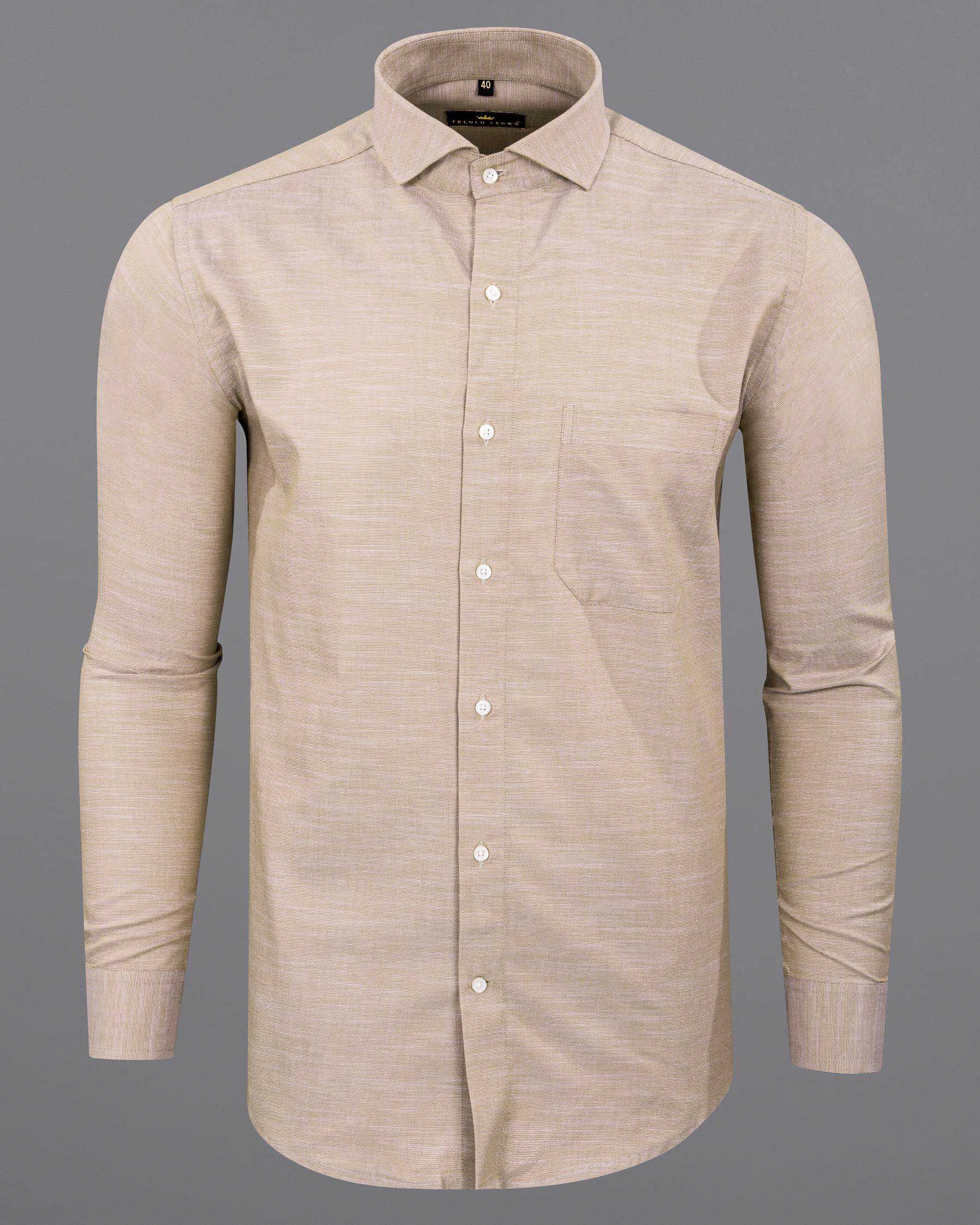 Vanilla Brown Dobby Textured Premium Giza Cotton Shirt 5866-CA-38, 5866-CA-H-38, 5866-CA-39, 5866-CA-H-39, 5866-CA-40, 5866-CA-H-40, 5866-CA-42, 5866-CA-H-42, 5866-CA-44, 5866-CA-H-44, 5866-CA-46, 5866-CA-H-46, 5866-CA-48, 5866-CA-H-48, 5866-CA-50, 5866-CA-H-50, 5866-CA-52, 5866-CA-H-52