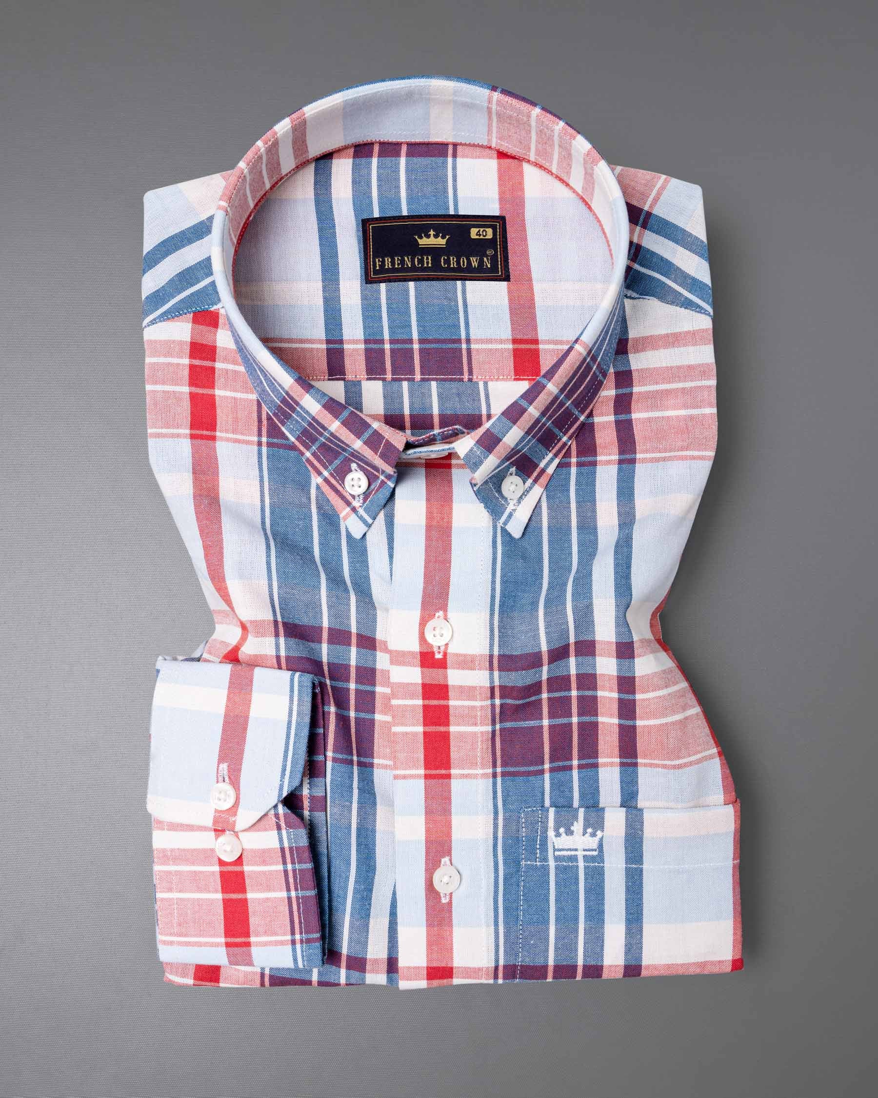 Off White Plaid Premium Cotton Shirt 5887-BD-38, 5887-BD-H-38, 5887-BD-39, 5887-BD-H-39, 5887-BD-40, 5887-BD-H-40, 5887-BD-42, 5887-BD-H-42, 5887-BD-44, 5887-BD-H-44, 5887-BD-46, 5887-BD-H-46, 5887-BD-48, 5887-BD-H-48, 5887-BD-50, 5887-BD-H-50, 5887-BD-52, 5887-BD-H-52