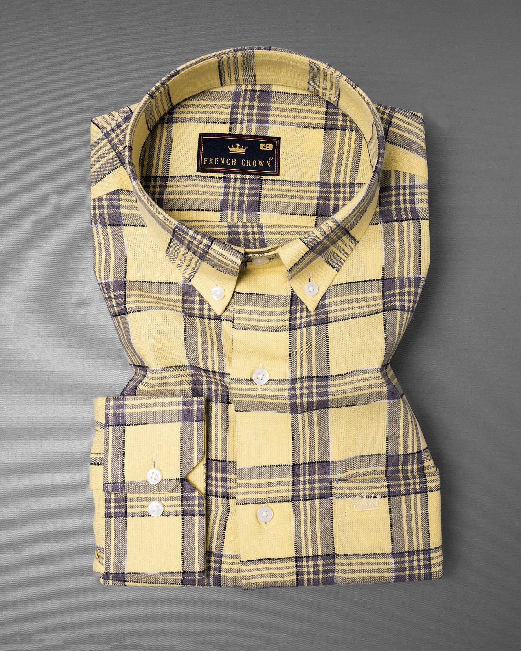 Yellow Windowpane Dobby Textured Premium Giza Cotton Shirt 5892-BD-38, 5892-BD-H-38, 5892-BD-39, 5892-BD-H-39, 5892-BD-40, 5892-BD-H-40, 5892-BD-42, 5892-BD-H-42, 5892-BD-44, 5892-BD-H-44, 5892-BD-46, 5892-BD-H-46, 5892-BD-48, 5892-BD-H-48, 5892-BD-50, 5892-BD-H-50, 5892-BD-52, 5892-BD-H-52