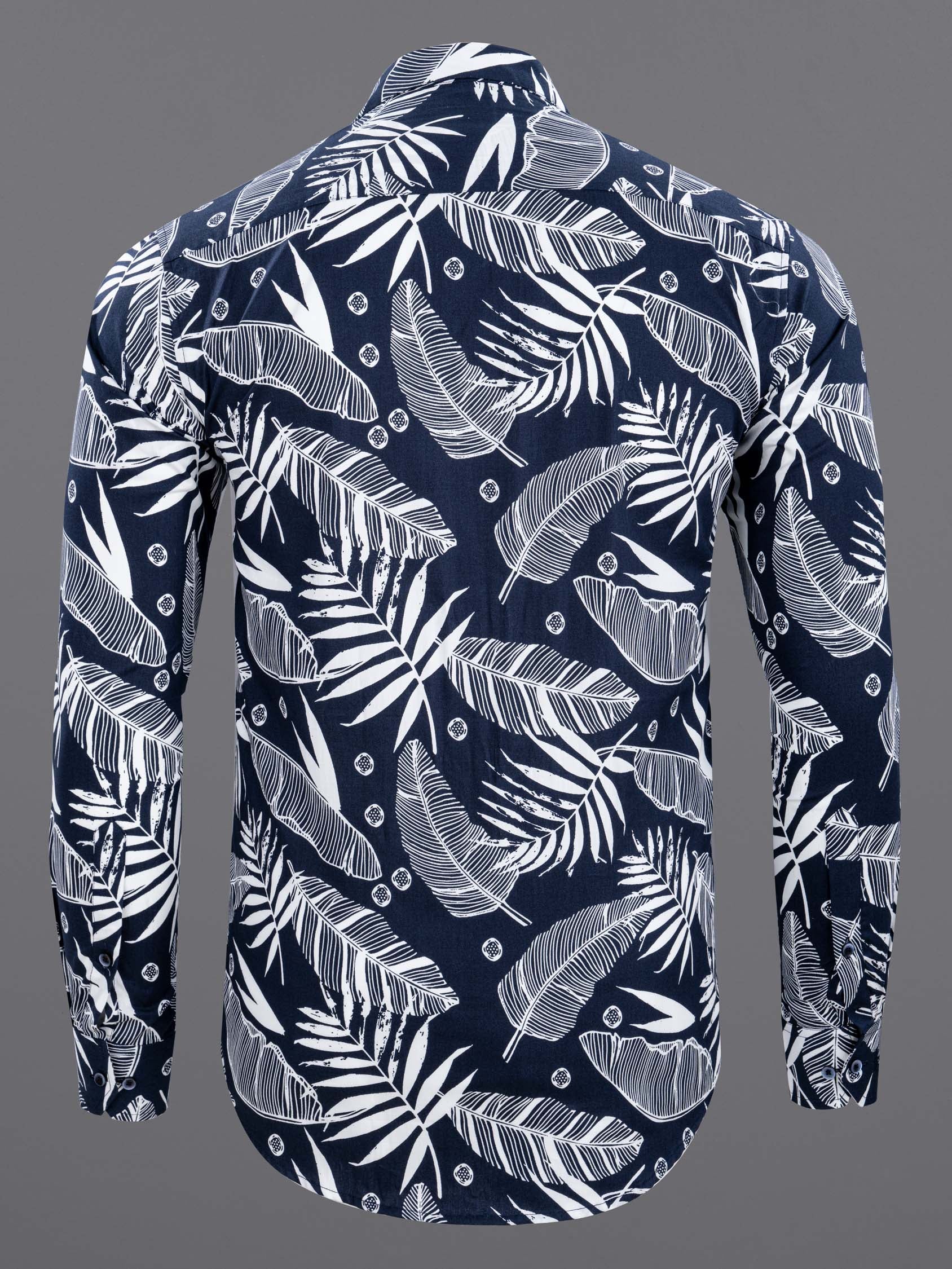 Bunting Blue Leaves Printed Premium Cotton Shirt 5910-CC-BLE-38, 5910-CC-BLE-H-38, 5910-CC-BLE-39, 5910-CC-BLE-H-39, 5910-CC-BLE-40, 5910-CC-BLE-H-40, 5910-CC-BLE-42, 5910-CC-BLE-H-42, 5910-CC-BLE-44, 5910-CC-BLE-H-44, 5910-CC-BLE-46, 5910-CC-BLE-H-46, 5910-CC-BLE-48, 5910-CC-BLE-H-48, 5910-CC-BLE-50, 5910-CC-BLE-H-50, 5910-CC-BLE-52, 5910-CC-BLE-H-52