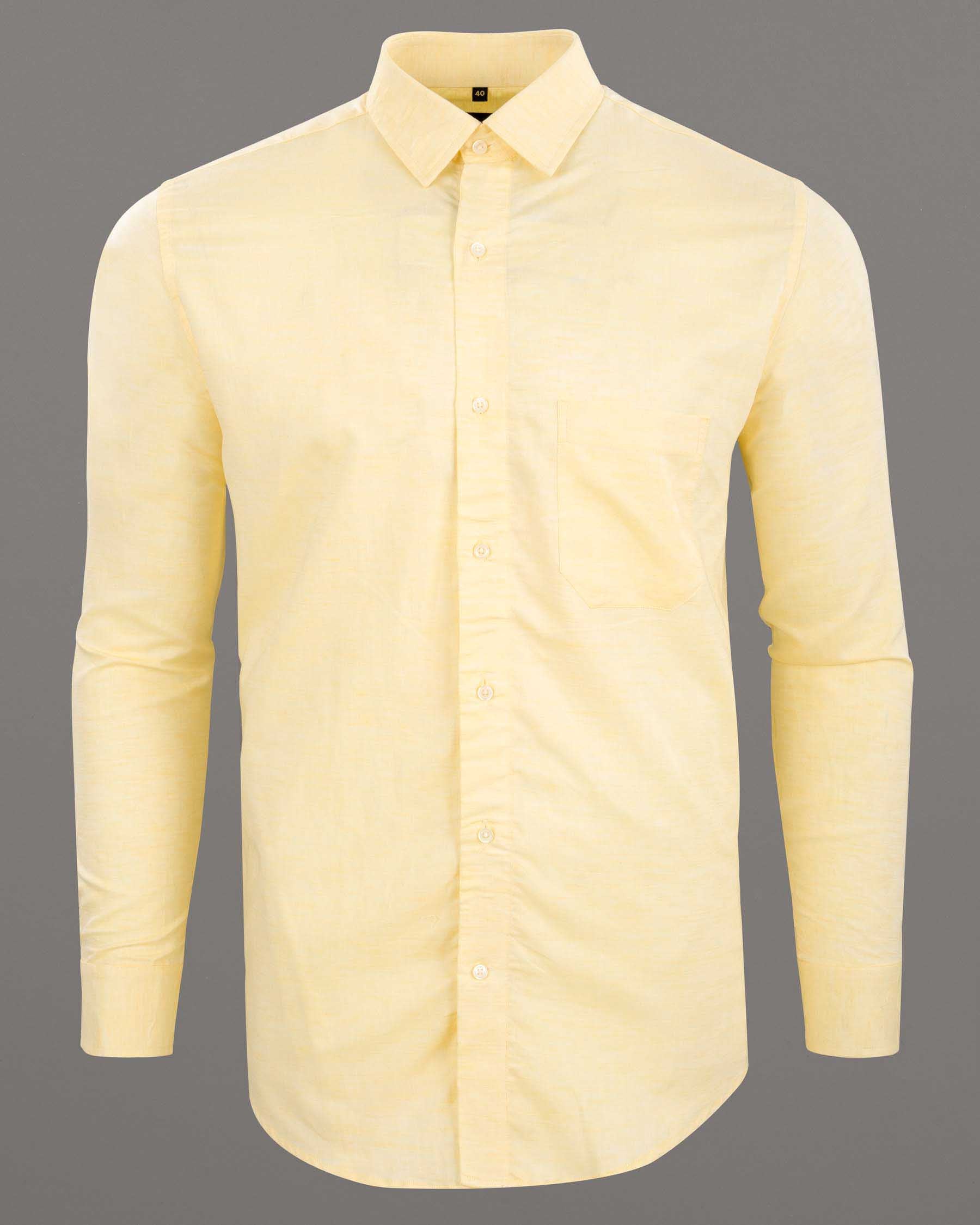 Givry Yellow Luxurious Linen Shirt 5920-38, 5920-H-38, 5920-39, 5920-H-39, 5920-40, 5920-H-40, 5920-42, 5920-H-42, 5920-44, 5920-H-44, 5920-46, 5920-H-46, 5920-48, 5920-H-48, 5920-50, 5920-H-50, 5920-52, 5920-H-52