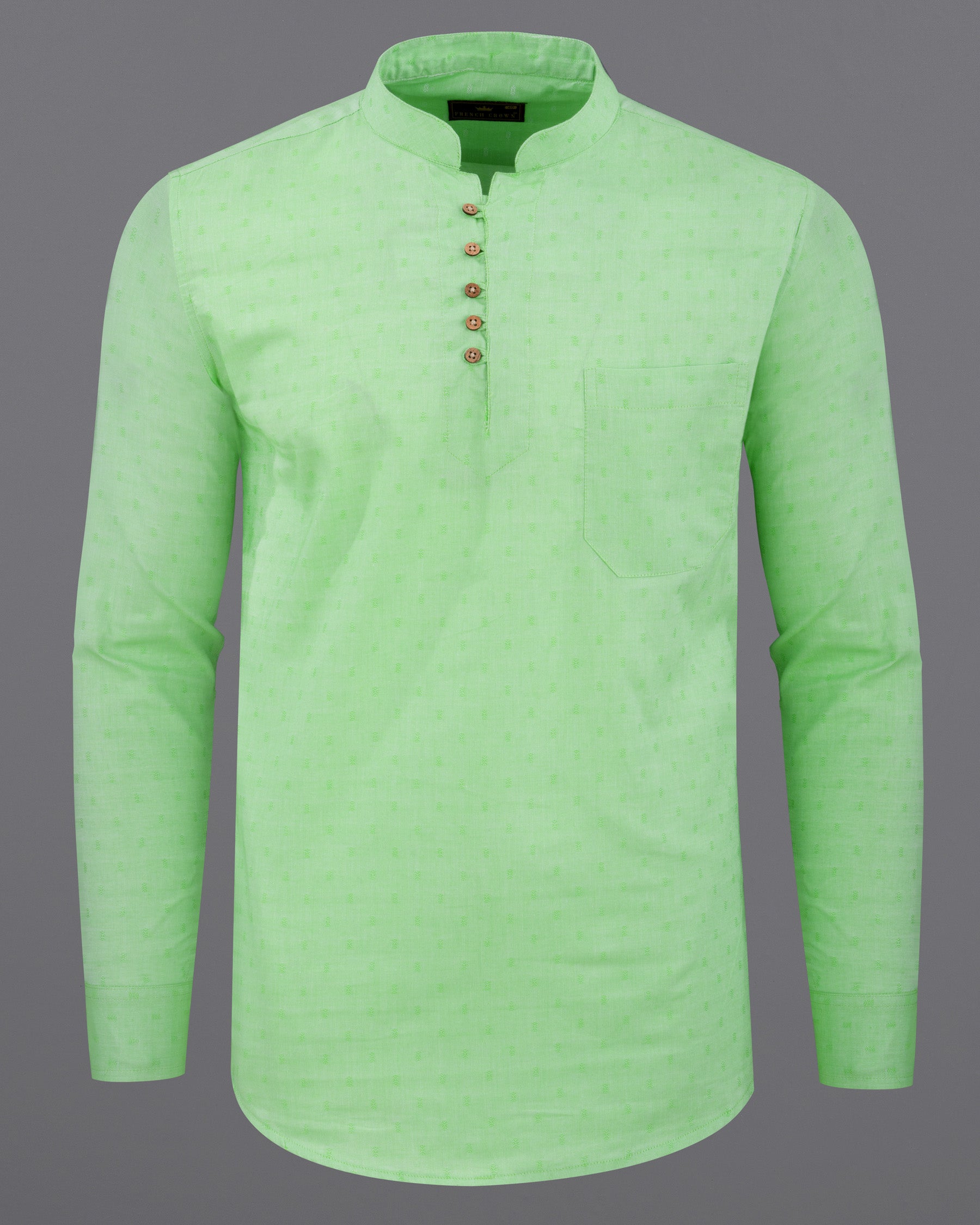 Moss Green Dobby Textured Premium Giza Cotton Shirt 5932-KS-38, 5932-KS-H-38, 5932-KS-39, 5932-KS-H-39, 5932-KS-40, 5932-KS-H-40, 5932-KS-42, 5932-KS-H-42, 5932-KS-44, 5932-KS-H-44, 5932-KS-46, 5932-KS-H-46, 5932-KS-48, 5932-KS-H-48, 5932-KS-50, 5932-KS-H-50, 5932-KS-52, 5932-KS-H-52