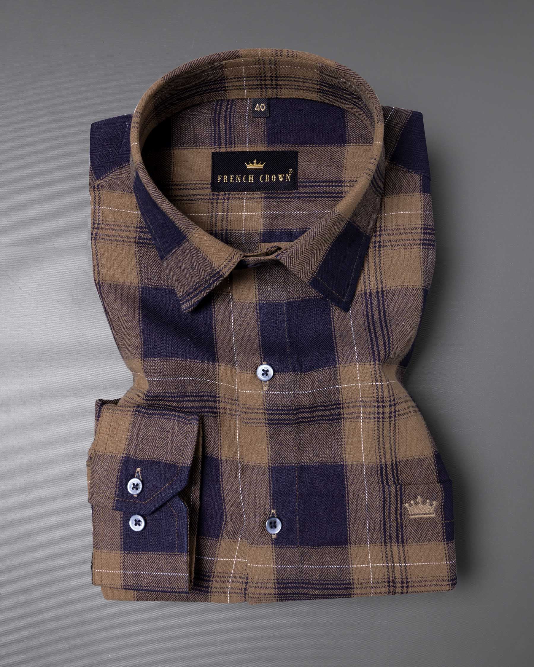 Toast Brown Checkered Herringbone Premium Cotton Shirt 5978-BLK-38, 5978-BLK-H-38, 5978-BLK-39, 5978-BLK-H-39, 5978-BLK-40, 5978-BLK-H-40, 5978-BLK-42, 5978-BLK-H-42, 5978-BLK-44, 5978-BLK-H-44, 5978-BLK-46, 5978-BLK-H-46, 5978-BLK-48, 5978-BLK-H-48, 5978-BLK-50, 5978-BLK-H-50, 5978-BLK-52, 5978-BLK-H-52