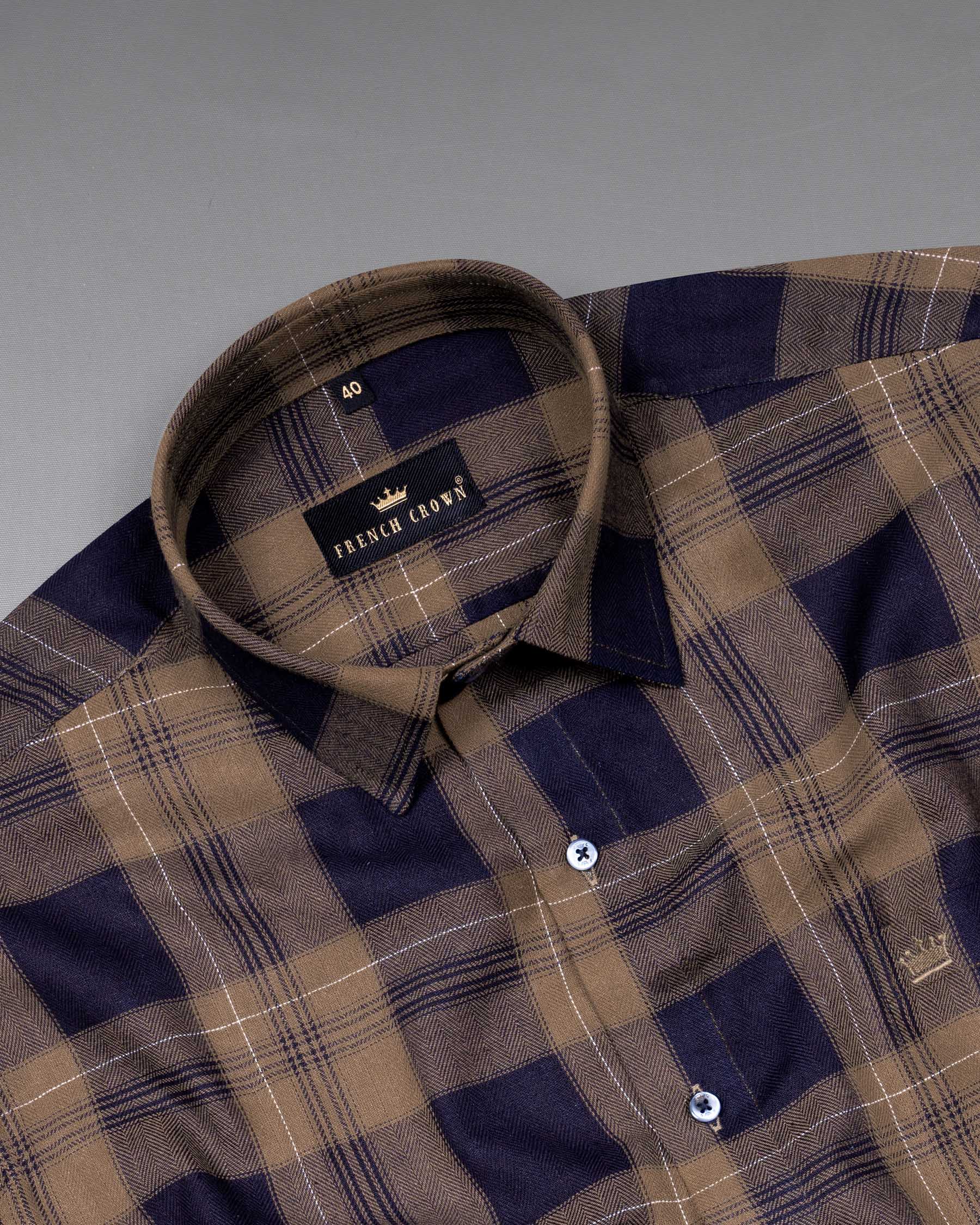 Toast Brown Checkered Herringbone Premium Cotton Shirt 5978-BLK-38, 5978-BLK-H-38, 5978-BLK-39, 5978-BLK-H-39, 5978-BLK-40, 5978-BLK-H-40, 5978-BLK-42, 5978-BLK-H-42, 5978-BLK-44, 5978-BLK-H-44, 5978-BLK-46, 5978-BLK-H-46, 5978-BLK-48, 5978-BLK-H-48, 5978-BLK-50, 5978-BLK-H-50, 5978-BLK-52, 5978-BLK-H-52