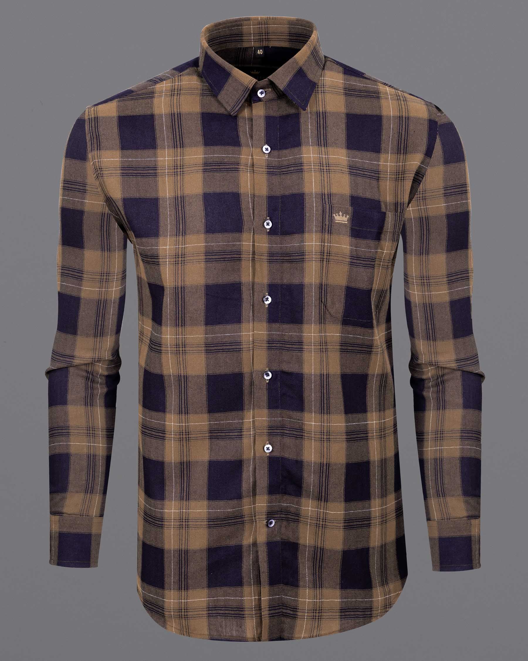 Toast Brown Checkered Herringbone Premium Cotton Shirt 5978-BLK-38, 5978-BLK-H-38, 5978-BLK-39, 5978-BLK-H-39, 5978-BLK-40, 5978-BLK-H-40, 5978-BLK-42, 5978-BLK-H-42, 5978-BLK-44, 5978-BLK-H-44, 5978-BLK-46, 5978-BLK-H-46, 5978-BLK-48, 5978-BLK-H-48, 5978-BLK-50, 5978-BLK-H-50, 5978-BLK-52, 5978-BLK-H-52