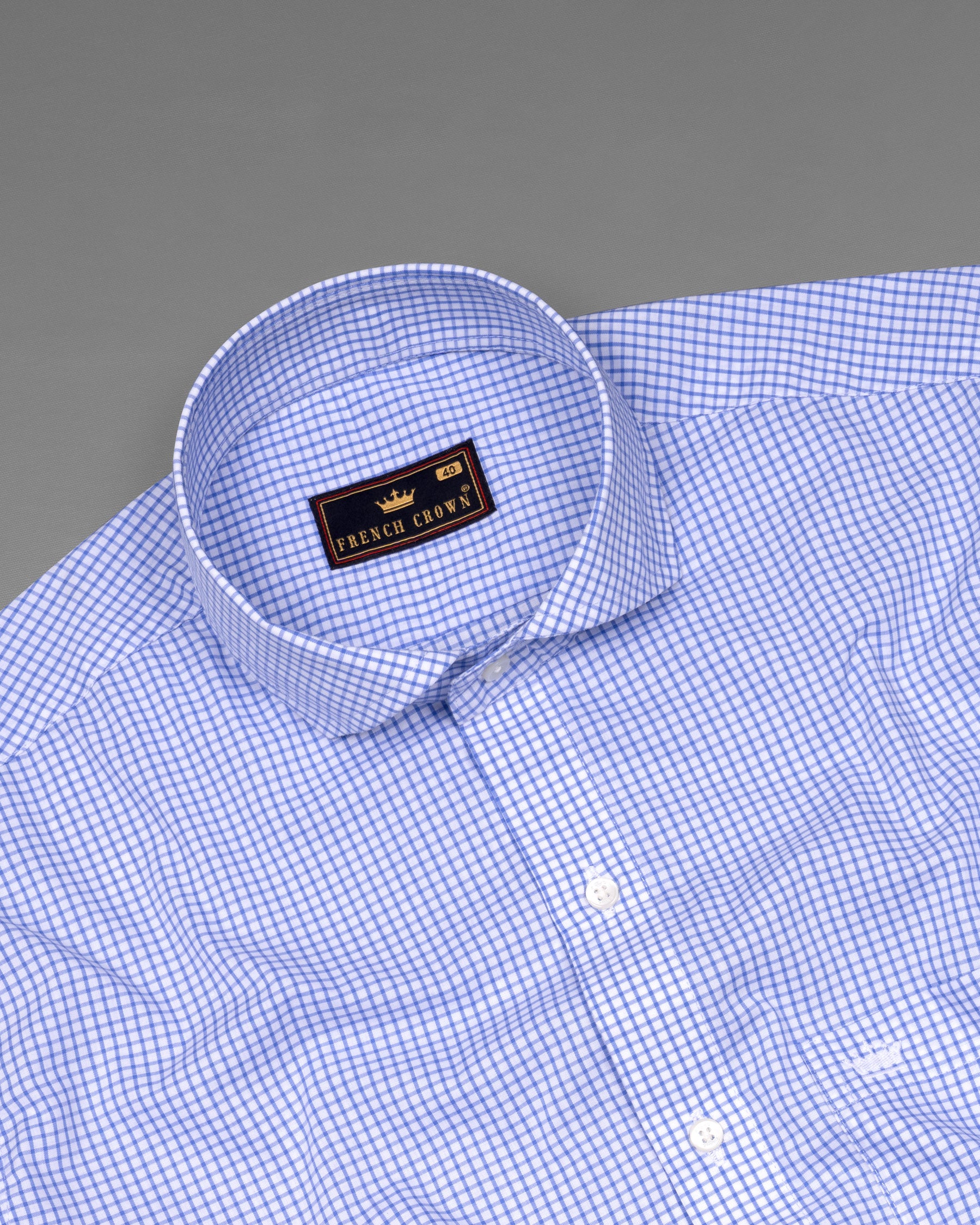 Jordy Blue Checkered Premium Cotton Shirt 5980-CA-38, 5980-CA-H-38, 5980-CA-39, 5980-CA-H-39, 5980-CA-40, 5980-CA-H-40, 5980-CA-42, 5980-CA-H-42, 5980-CA-44, 5980-CA-H-44, 5980-CA-46, 5980-CA-H-46, 5980-CA-48, 5980-CA-H-48, 5980-CA-50, 5980-CA-H-50, 5980-CA-52, 5980-CA-H-52