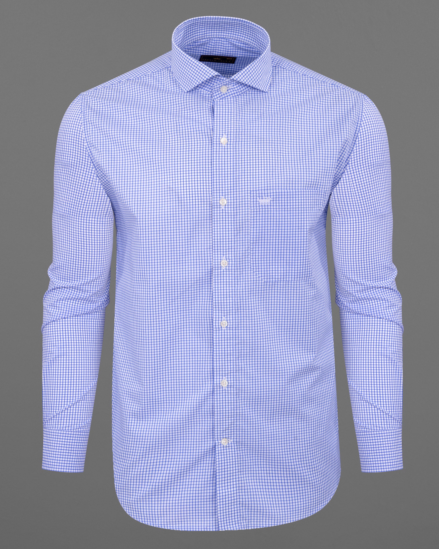 Jordy Blue Checkered Premium Cotton Shirt 5980-CA-38, 5980-CA-H-38, 5980-CA-39, 5980-CA-H-39, 5980-CA-40, 5980-CA-H-40, 5980-CA-42, 5980-CA-H-42, 5980-CA-44, 5980-CA-H-44, 5980-CA-46, 5980-CA-H-46, 5980-CA-48, 5980-CA-H-48, 5980-CA-50, 5980-CA-H-50, 5980-CA-52, 5980-CA-H-52