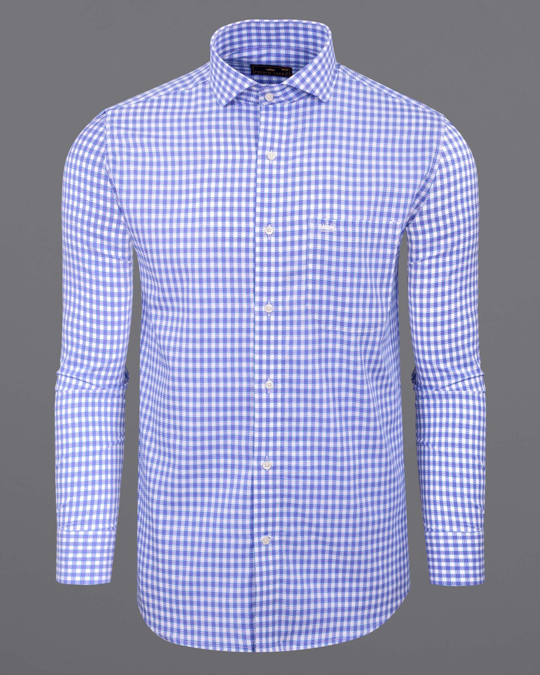 Scampi Blue and Summer Sky Checkered Dobby Textured Premium Giza Cotton Shirt 6003-CA-38,6003-CA-H-38,6003-CA-39,6003-CA-H-39,6003-CA-40,6003-CA-H-40,6003-CA-42,6003-CA-H-42,6003-CA-44,6003-CA-H-44,6003-CA-46,6003-CA-H-46,6003-CA-48,6003-CA-H-48,6003-CA-50,6003-CA-H-50,6003-CA-52,6003-CA-H-52