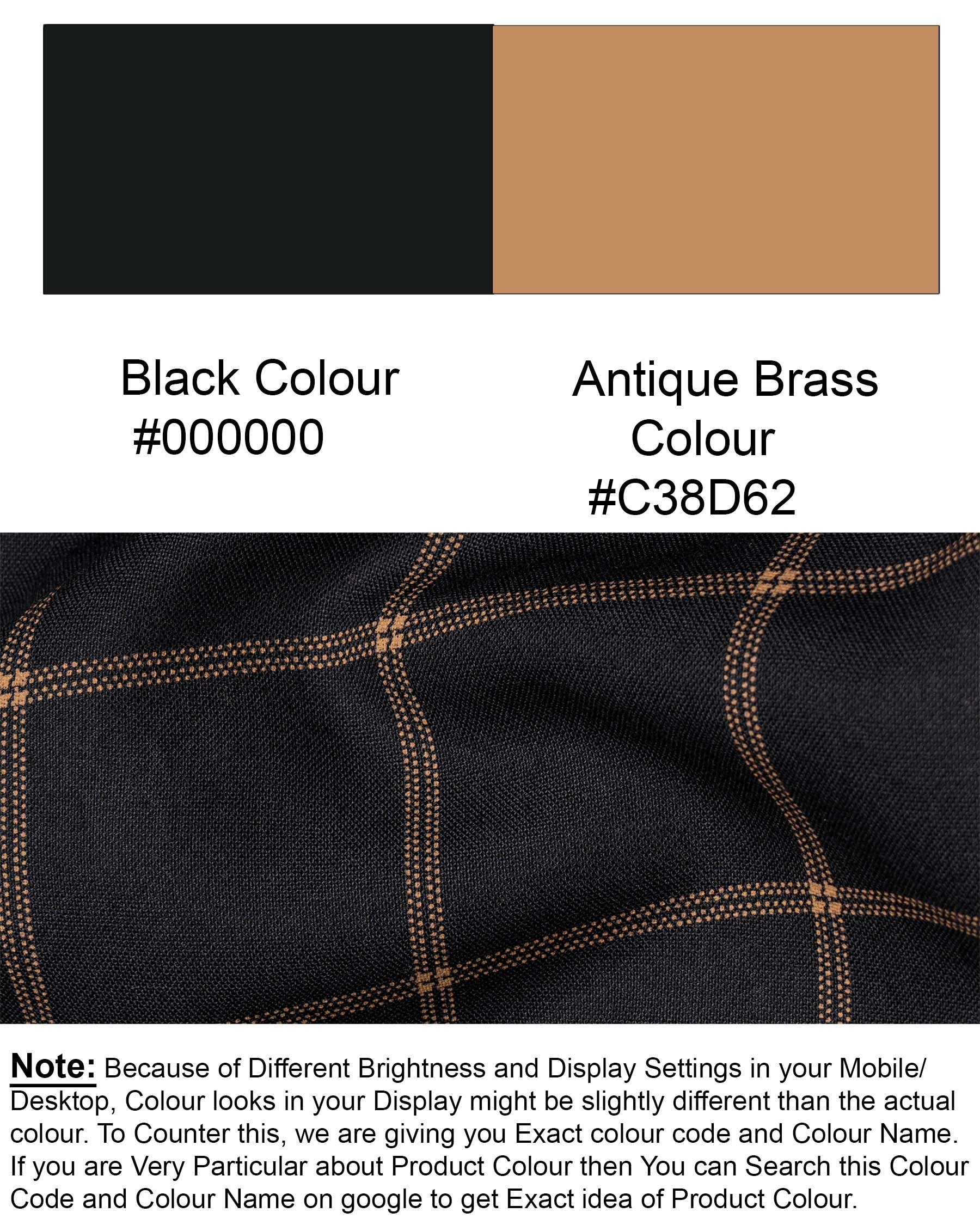 Jade Black with Brown windowpane Premium Tencel Shirt 6061-BLK-38, 6061-BLK-H-38, 6061-BLK-39, 6061-BLK-H-39, 6061-BLK-40, 6061-BLK-H-40, 6061-BLK-42, 6061-BLK-H-42, 6061-BLK-44, 6061-BLK-H-44, 6061-BLK-46, 6061-BLK-H-46, 6061-BLK-48, 6061-BLK-H-48, 6061-BLK-50, 6061-BLK-H-50, 6061-BLK-52, 6061-BLK-H-52