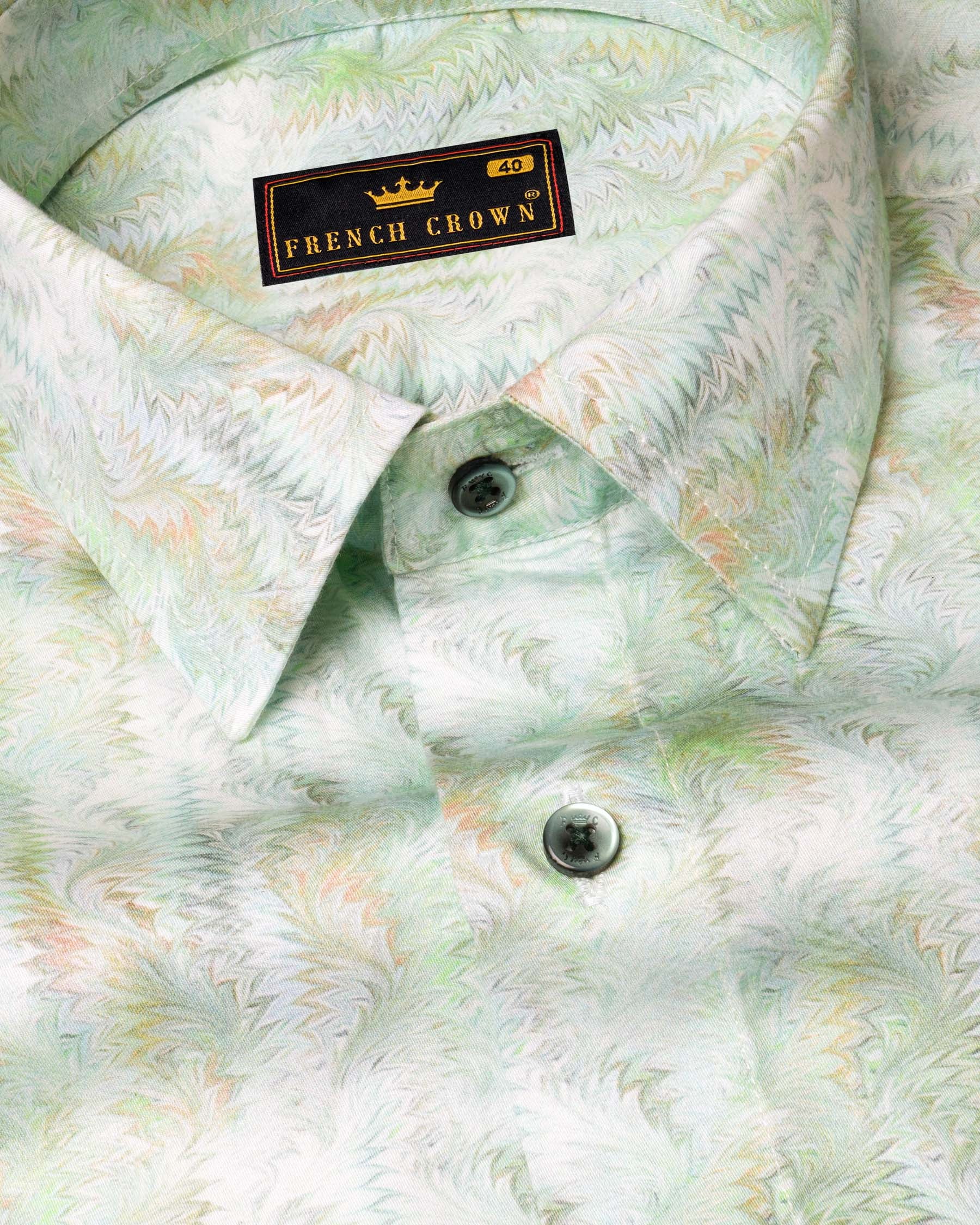 Pista Green zigzag Printed Super Soft Premium Cotton Shirt 6074-GR-38, 6074-GR-H-38, 6074-GR-39, 6074-GR-H-39, 6074-GR-40, 6074-GR-H-40, 6074-GR-42, 6074-GR-H-42, 6074-GR-44, 6074-GR-H-44, 6074-GR-46, 6074-GR-H-46, 6074-GR-48, 6074-GR-H-48, 6074-GR-50, 6074-GR-H-50, 6074-GR-52, 6074-GR-H-52