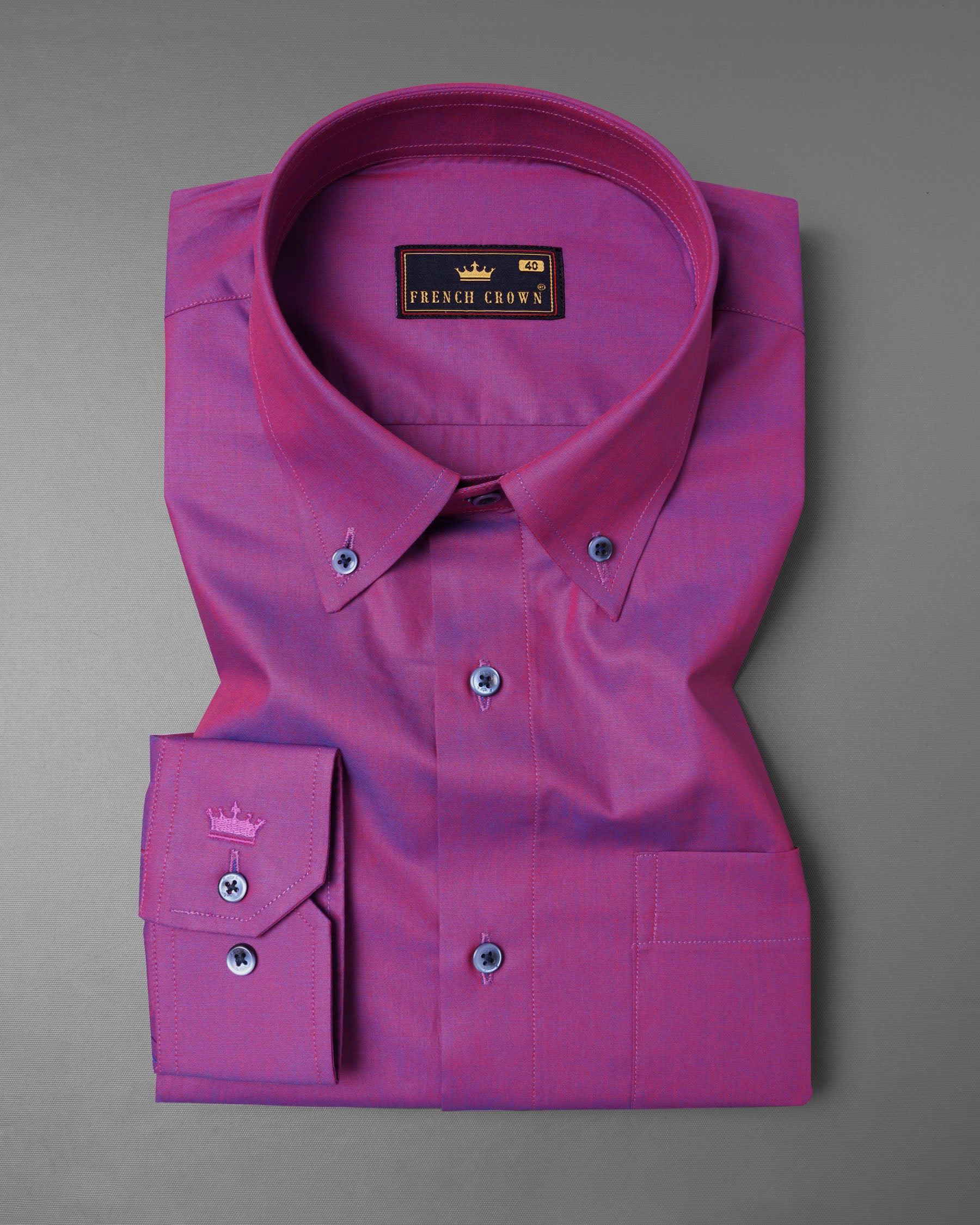 Royal Heath Pink Chambray Premium Cotton Shirt 6075-BD-BLE-38, 6075-BD-BLE-H-38, 6075-BD-BLE-39, 6075-BD-BLE-H-39, 6075-BD-BLE-40, 6075-BD-BLE-H-40, 6075-BD-BLE-42, 6075-BD-BLE-H-42, 6075-BD-BLE-44, 6075-BD-BLE-H-44, 6075-BD-BLE-46, 6075-BD-BLE-H-46, 6075-BD-BLE-48, 6075-BD-BLE-H-48, 6075-BD-BLE-50, 6075-BD-BLE-H-50, 6075-BD-BLE-52, 6075-BD-BLE-H-52