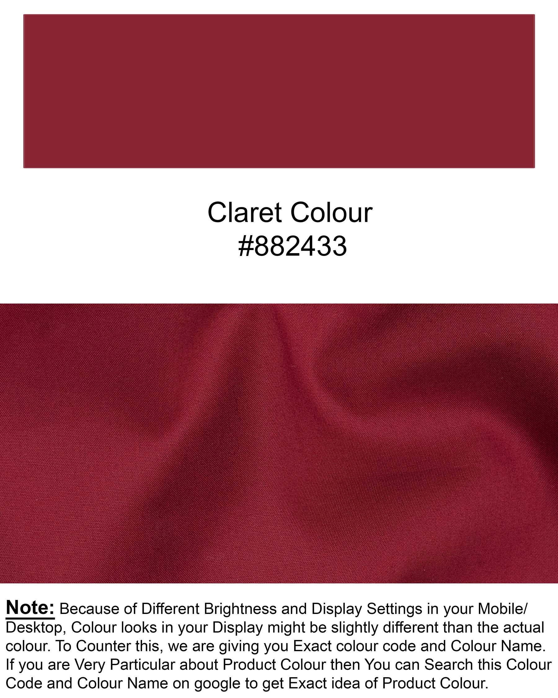 Claret Red Premium Cotton Shirt 6078-BD-38, 6078-BD-H-38, 6078-BD-39, 6078-BD-H-39, 6078-BD-40, 6078-BD-H-40, 6078-BD-42, 6078-BD-H-42, 6078-BD-44, 6078-BD-H-44, 6078-BD-46, 6078-BD-H-46, 6078-BD-48, 6078-BD-H-48, 6078-BD-50, 6078-BD-H-50, 6078-BD-52, 6078-BD-H-52