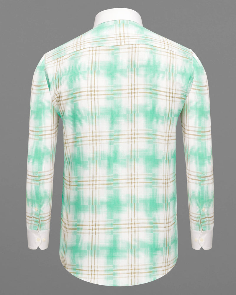 Bright White Twill Plaid Printed with White Collar Cuff Premium Cotton Shirt 6102-WCC-38, 6102-WCC-H-38, 6102-WCC-39, 6102-WCC-H-39, 6102-WCC-40, 6102-WCC-H-40, 6102-WCC-42, 6102-WCC-H-42, 6102-WCC-44, 6102-WCC-H-44, 6102-WCC-46, 6102-WCC-H-46, 6102-WCC-48, 6102-WCC-H-48, 6102-WCC-50, 6102-WCC-H-50, 6102-WCC-52, 6102-WCC-H-52