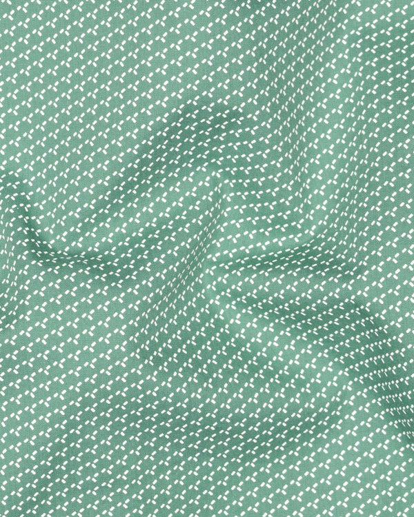 Acapulco Green Printed Premium Cotton Shirt 6109-38, 6109-H-38, 6109-39, 6109-H-39, 6109-40, 6109-H-40, 6109-42, 6109-H-42, 6109-44, 6109-H-44, 6109-46, 6109-H-46, 6109-48, 6109-H-48, 6109-50, 6109-H-50, 6109-52, 6109-H-52