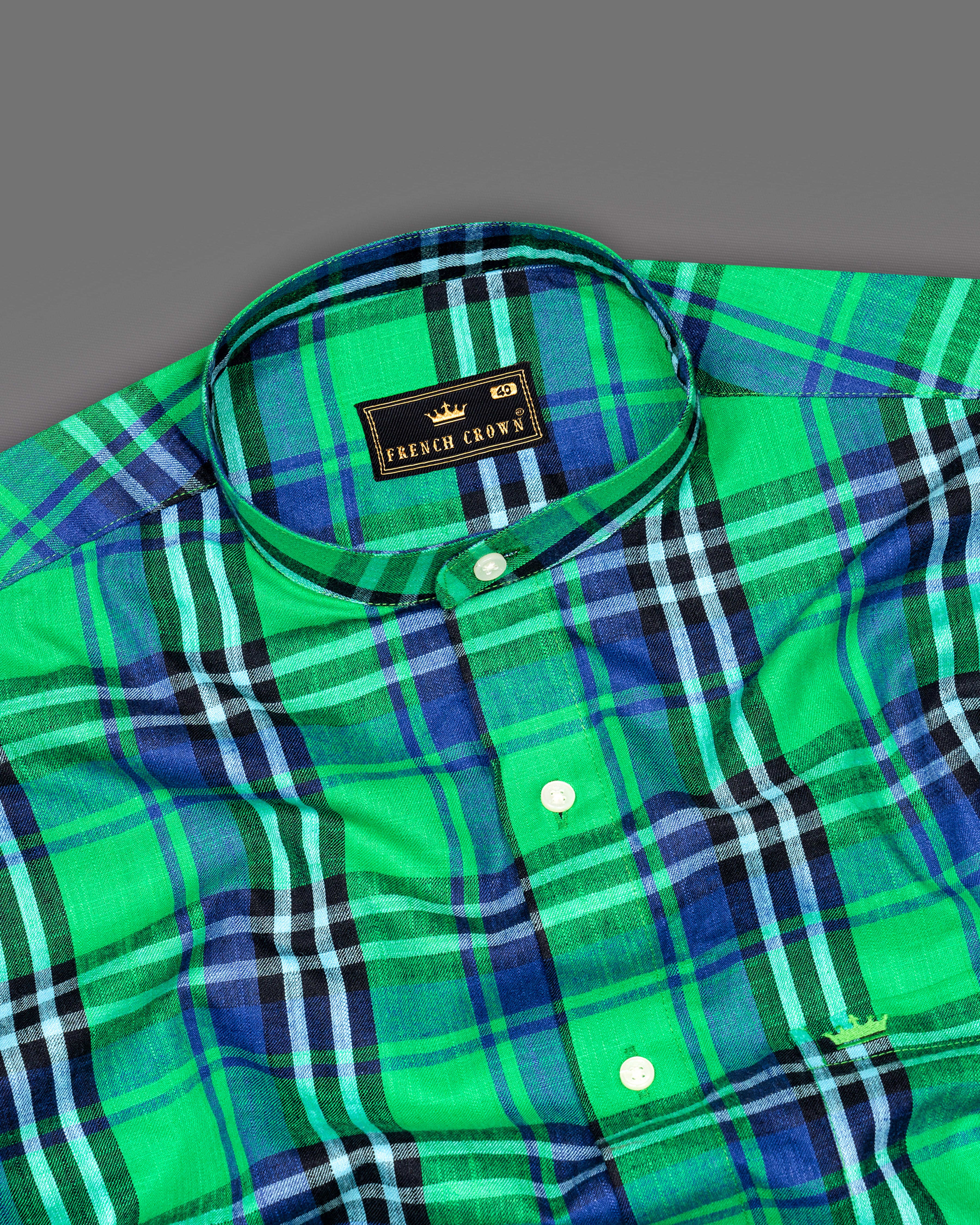 H and m outlet plaid shirt