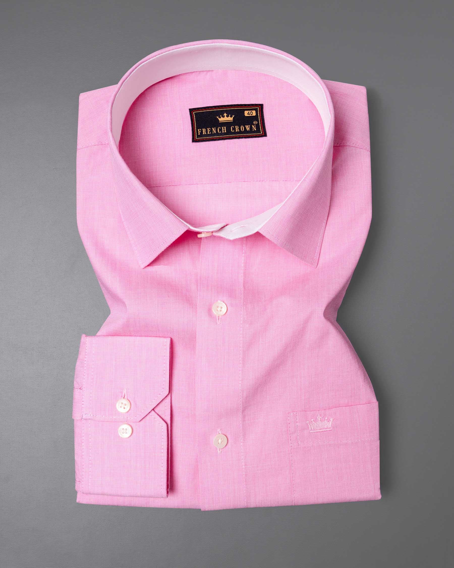 Cupid Yonder Pink Chambray Premium Cotton Shirt 6129-CP-38, 6129-CP-H-38, 6129-CP-39, 6129-CP-H-39, 6129-CP-40, 6129-CP-H-40, 6129-CP-42, 6129-CP-H-42, 6129-CP-44, 6129-CP-H-44, 6129-CP-46, 6129-CP-H-46, 6129-CP-48, 6129-CP-H-48, 6129-CP-50, 6129-CP-H-50, 6129-CP-52, 6129-CP-H-52