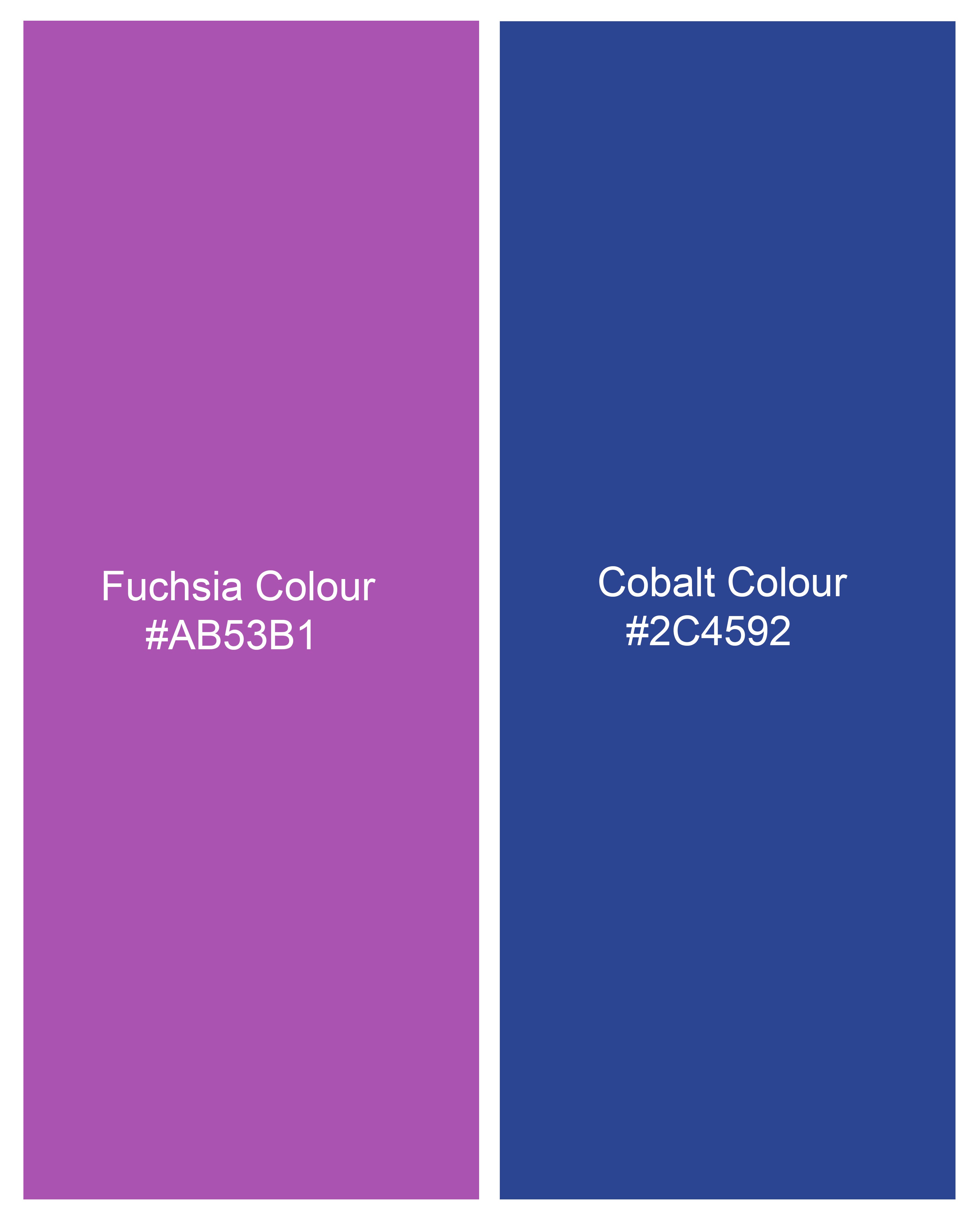 Fuchsia Violet with Cobalt Blue Hand Embroidered Dobby Premium Giza Cotton Shirt 6130-CA-E061-38, 6130-CA-E061-H-38, 6130-CA-E061-39, 6130-CA-E061-H-39, 6130-CA-E061-40, 6130-CA-E061-H-40, 6130-CA-E061-42, 6130-CA-E061-H-42, 6130-CA-E061-44, 6130-CA-E061-H-44, 6130-CA-E061-46, 6130-CA-E061-H-46, 6130-CA-E061-48, 6130-CA-E061-H-48, 6130-CA-E061-50, 6130-CA-E061-H-50, 6130-CA-E061-52, 6130-CA-E061-H-52