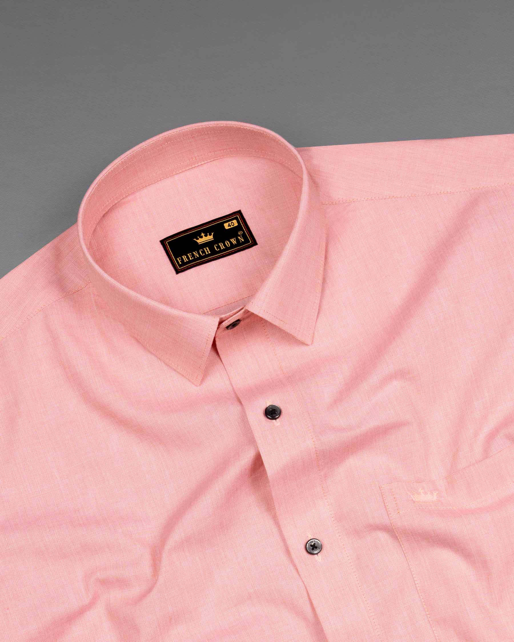 Azalea Orange Chambray Premium Cotton Shirt 6151-BLK-38, 6151-BLK-H-38, 6151-BLK-39, 6151-BLK-H-39, 6151-BLK-40, 6151-BLK-H-40, 6151-BLK-42, 6151-BLK-H-42, 6151-BLK-44, 6151-BLK-H-44, 6151-BLK-46, 6151-BLK-H-46, 6151-BLK-48, 6151-BLK-H-48, 6151-BLK-50, 6151-BLK-H-50, 6151-BLK-52, 6151-BLK-H-52