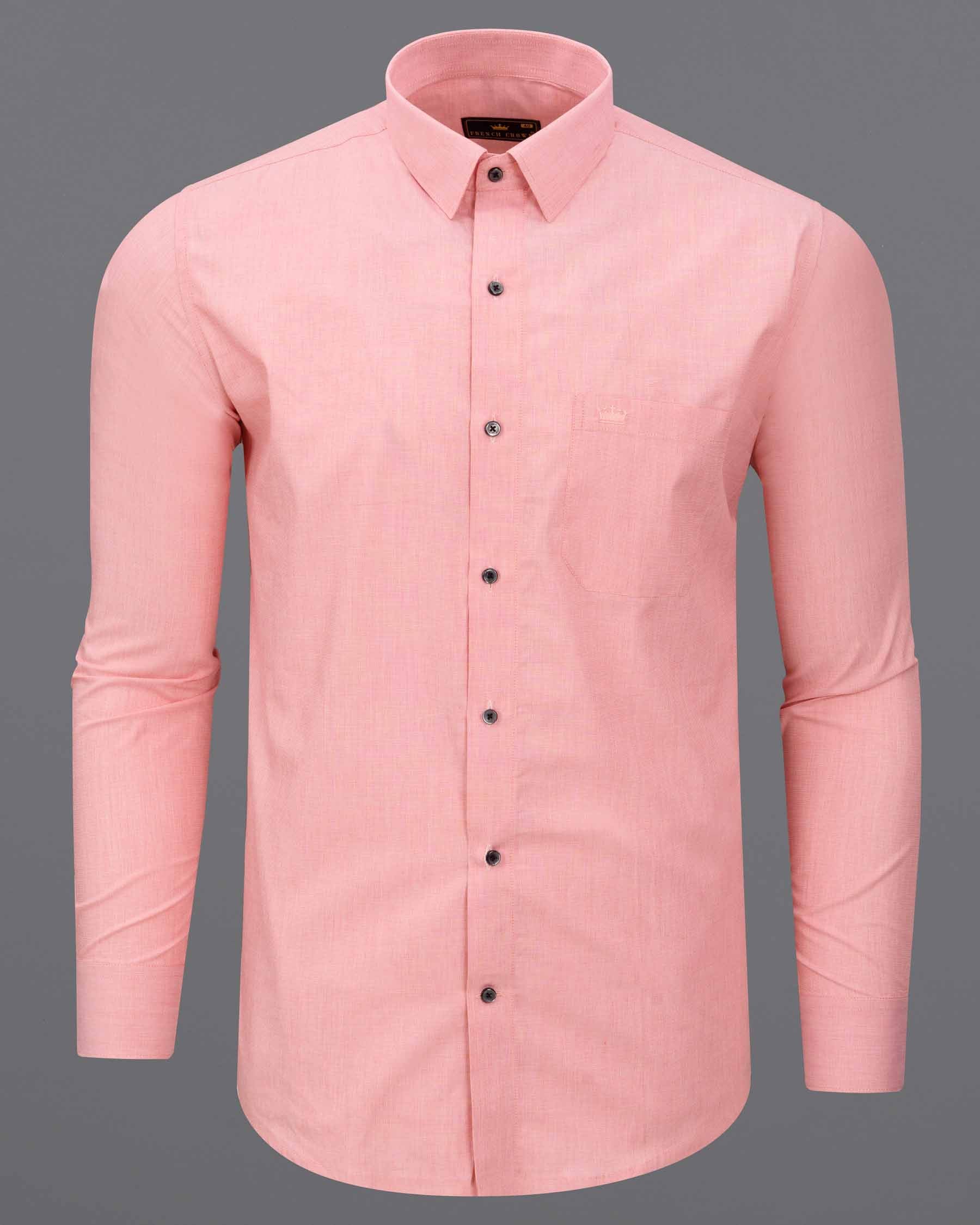 Azalea Orange Chambray Premium Cotton Shirt 6151-BLK-38, 6151-BLK-H-38, 6151-BLK-39, 6151-BLK-H-39, 6151-BLK-40, 6151-BLK-H-40, 6151-BLK-42, 6151-BLK-H-42, 6151-BLK-44, 6151-BLK-H-44, 6151-BLK-46, 6151-BLK-H-46, 6151-BLK-48, 6151-BLK-H-48, 6151-BLK-50, 6151-BLK-H-50, 6151-BLK-52, 6151-BLK-H-52