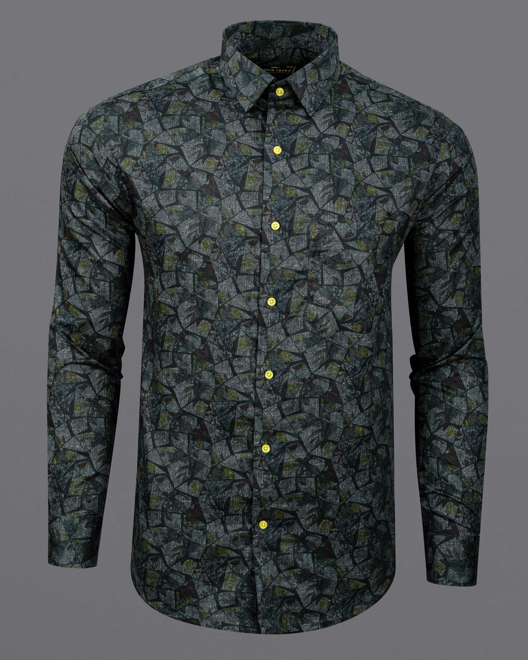 Sirocco Gray Crystal Print Super Soft Premium Cotton Shirt 6201-YL-38, 6201-YL-H-38, 6201-YL-39, 6201-YL-H-39, 6201-YL-40, 6201-YL-H-40, 6201-YL-42, 6201-YL-H-42, 6201-YL-44, 6201-YL-H-44, 6201-YL-46, 6201-YL-H-46, 6201-YL-48, 6201-YL-H-48, 6201-YL-50, 6201-YL-H-50, 6201-YL-52, 6201-YL-H-52