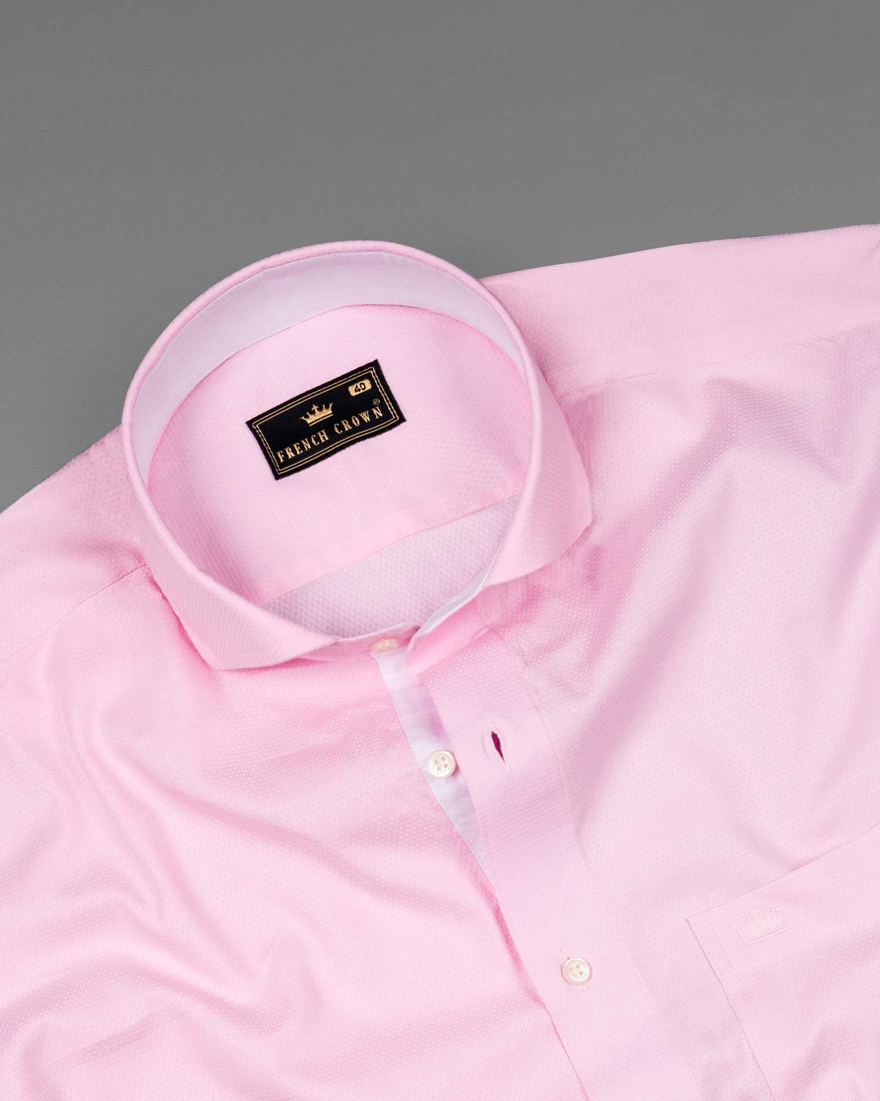 Chantilly Pink Dobby Textured Premium Giza Cotton Shirt 6207-CA-CLOTH-P-38, 6207-CA-CLOTH-P-H-38, 6207-CA-CLOTH-P-39, 6207-CA-CLOTH-P-H-39, 6207-CA-CLOTH-P-40, 6207-CA-CLOTH-P-H-40, 6207-CA-CLOTH-P-42, 6207-CA-CLOTH-P-H-42, 6207-CA-CLOTH-P-44, 6207-CA-CLOTH-P-H-44, 6207-CA-CLOTH-P-46, 6207-CA-CLOTH-P-H-46, 6207-CA-CLOTH-P-48, 6207-CA-CLOTH-P-H-48, 6207-CA-CLOTH-P-50, 6207-CA-CLOTH-P-H-50, 6207-CA-CLOTH-P-52, 6207-CA-CLOTH-P-H-52