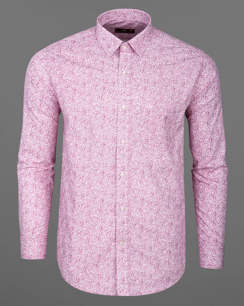 Blossom Pink Chakra Printed Premium Cotton Shirt 6216-38, 6216-H-38, 6216-39, 6216-H-39, 6216-40, 6216-H-40, 6216-42, 6216-H-42, 6216-44, 6216-H-44, 6216-46, 6216-H-46, 6216-48, 6216-H-48, 6216-50, 6216-H-50, 6216-52, 6216-H-52