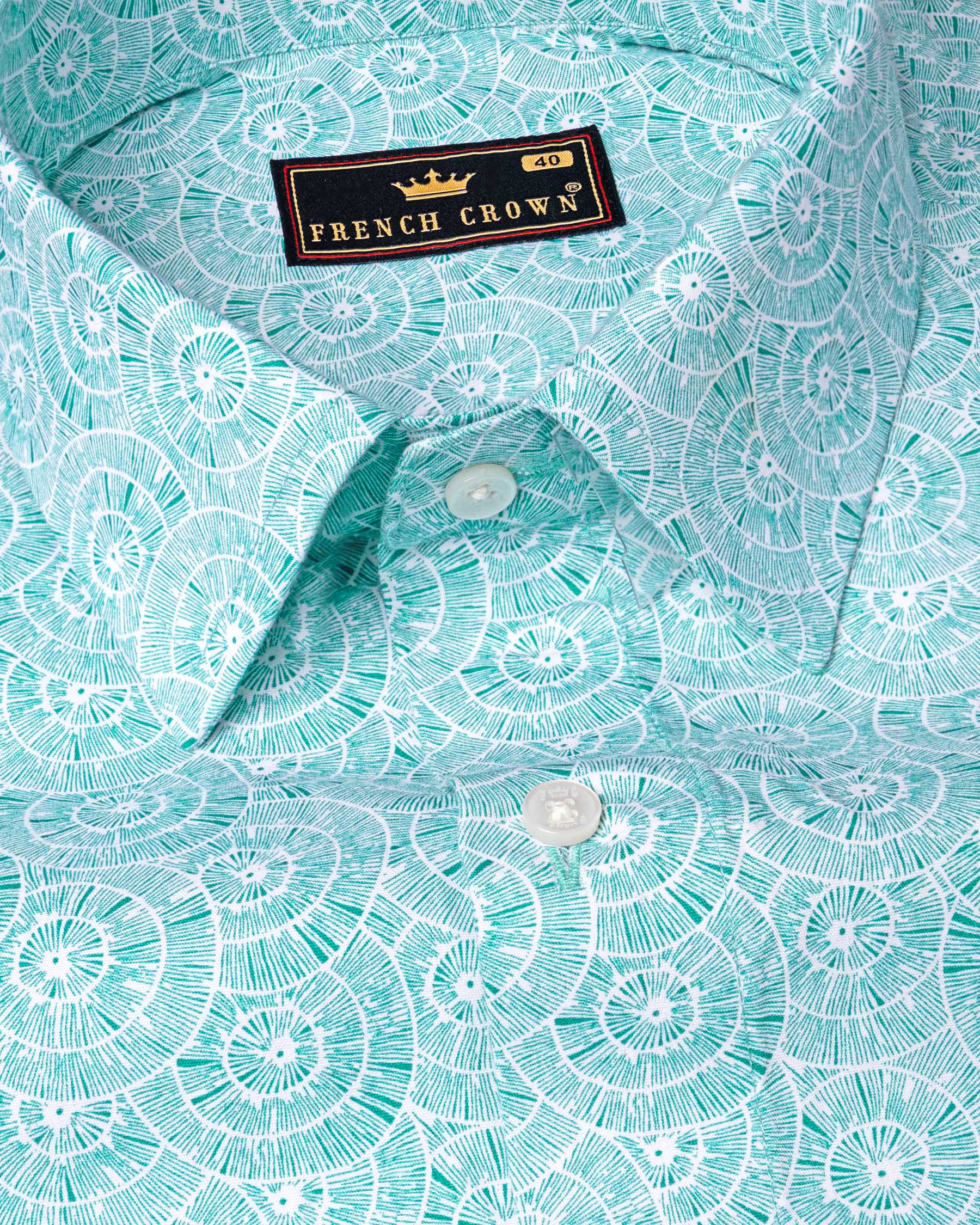 Java Blue Twill Printed Premium Cotton Shirt 6236-38, 6236-H-38, 6236-39, 6236-H-39, 6236-40, 6236-H-40, 6236-42, 6236-H-42, 6236-44, 6236-H-44, 6236-46, 6236-H-46, 6236-48, 6236-H-48, 6236-50, 6236-H-50, 6236-52, 6236-H-52