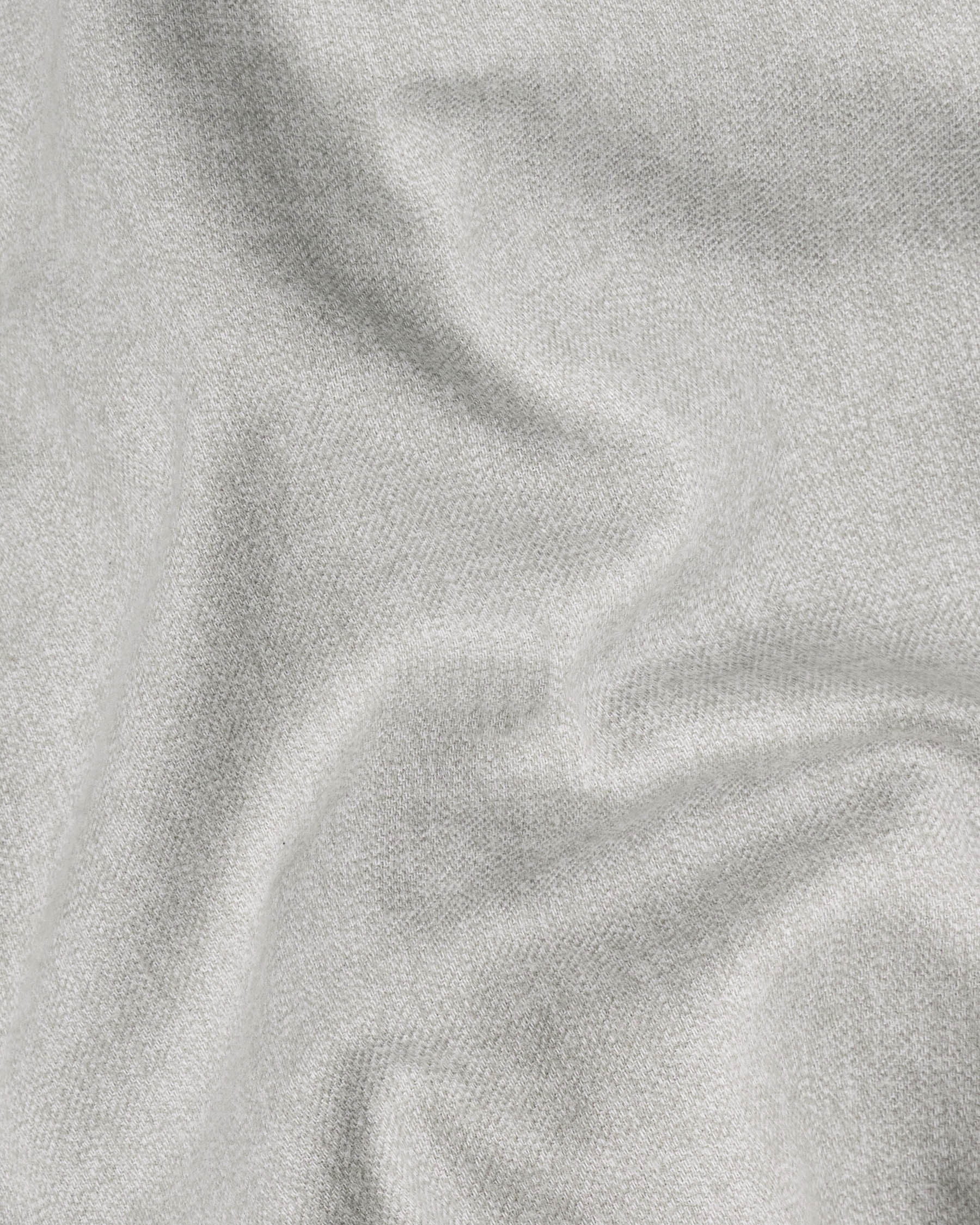 Light Grey Heavyweight Flannel Overshirt/Shacket