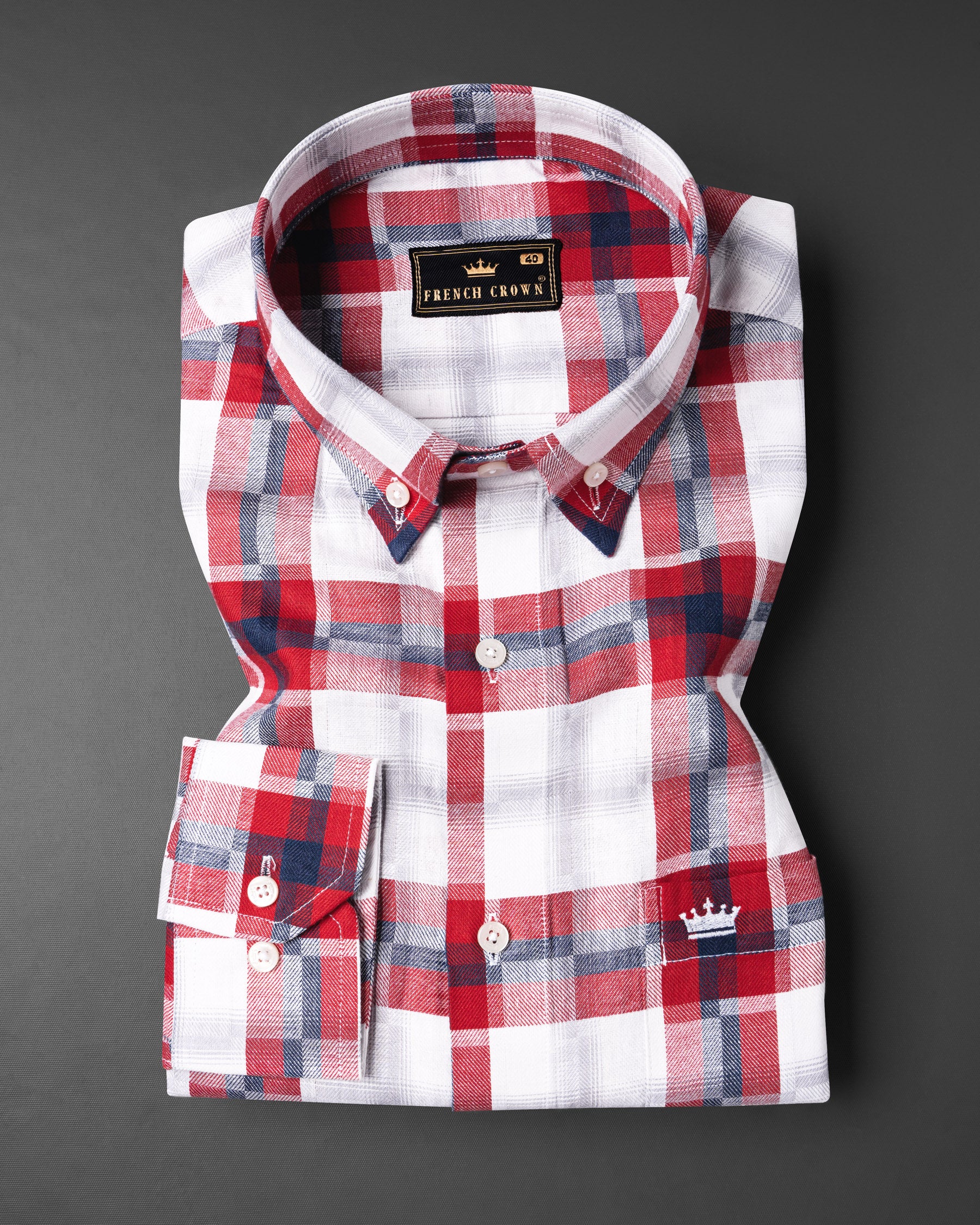 Bright White and Shiraz Rust Twill Plaid Premium Cotton Shirt 6242-BD-38, 6242-BD-H-38, 6242-BD-39, 6242-BD-H-39, 6242-BD-40, 6242-BD-H-40, 6242-BD-42, 6242-BD-H-42, 6242-BD-44, 6242-BD-H-44, 6242-BD-46, 6242-BD-H-46, 6242-BD-48, 6242-BD-H-48, 6242-BD-50, 6242-BD-H-50, 6242-BD-52, 6242-BD-H-52