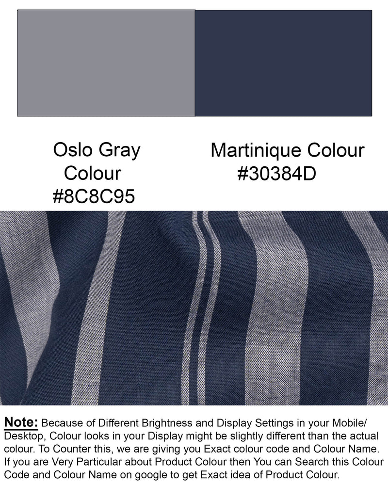 Martinique Blue Striped Premium Cotton Shirt 6272-CA-38, 6272-CA-H-38, 6272-CA-39, 6272-CA-H-39, 6272-CA-40, 6272-CA-H-40, 6272-CA-42, 6272-CA-H-42, 6272-CA-44, 6272-CA-H-44, 6272-CA-46, 6272-CA-H-46, 6272-CA-48, 6272-CA-H-48, 6272-CA-50, 6272-CA-H-50, 6272-CA-52, 6272-CA-H-52