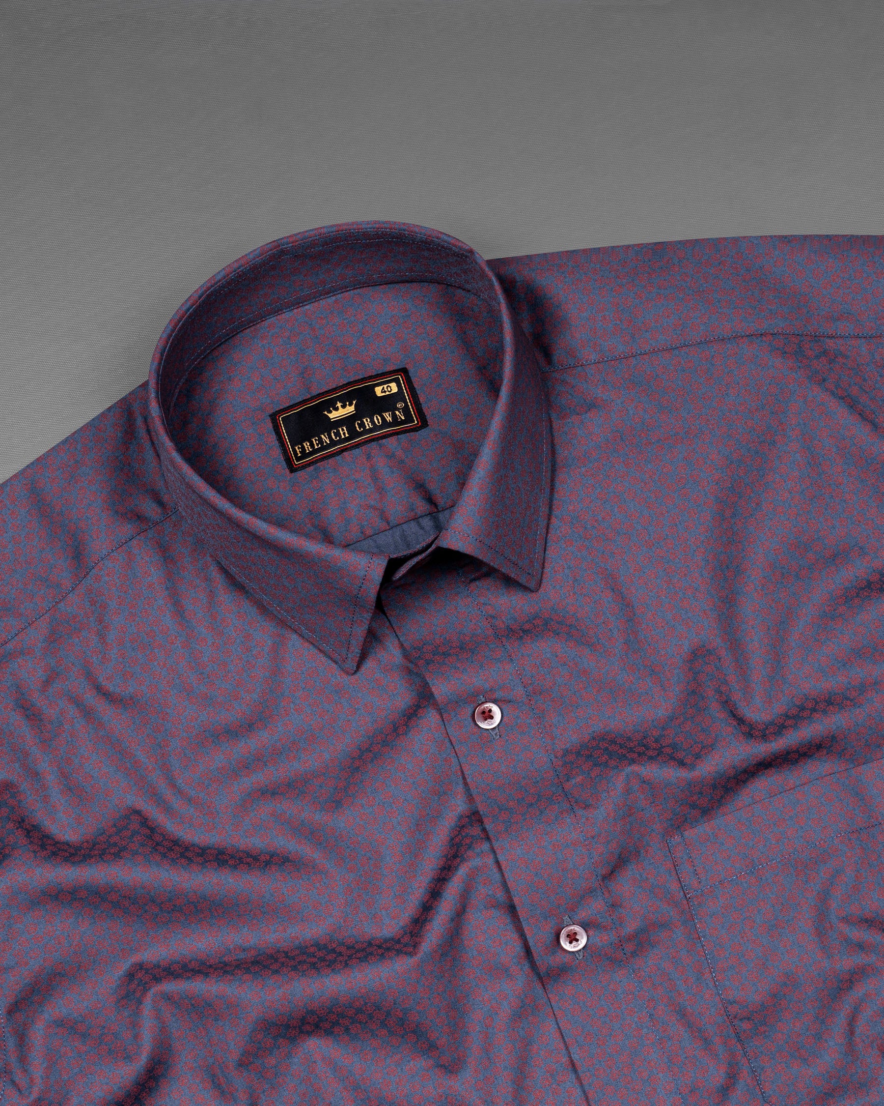 Cadet with Cadillac Two Tone Premium Cotton Shirt