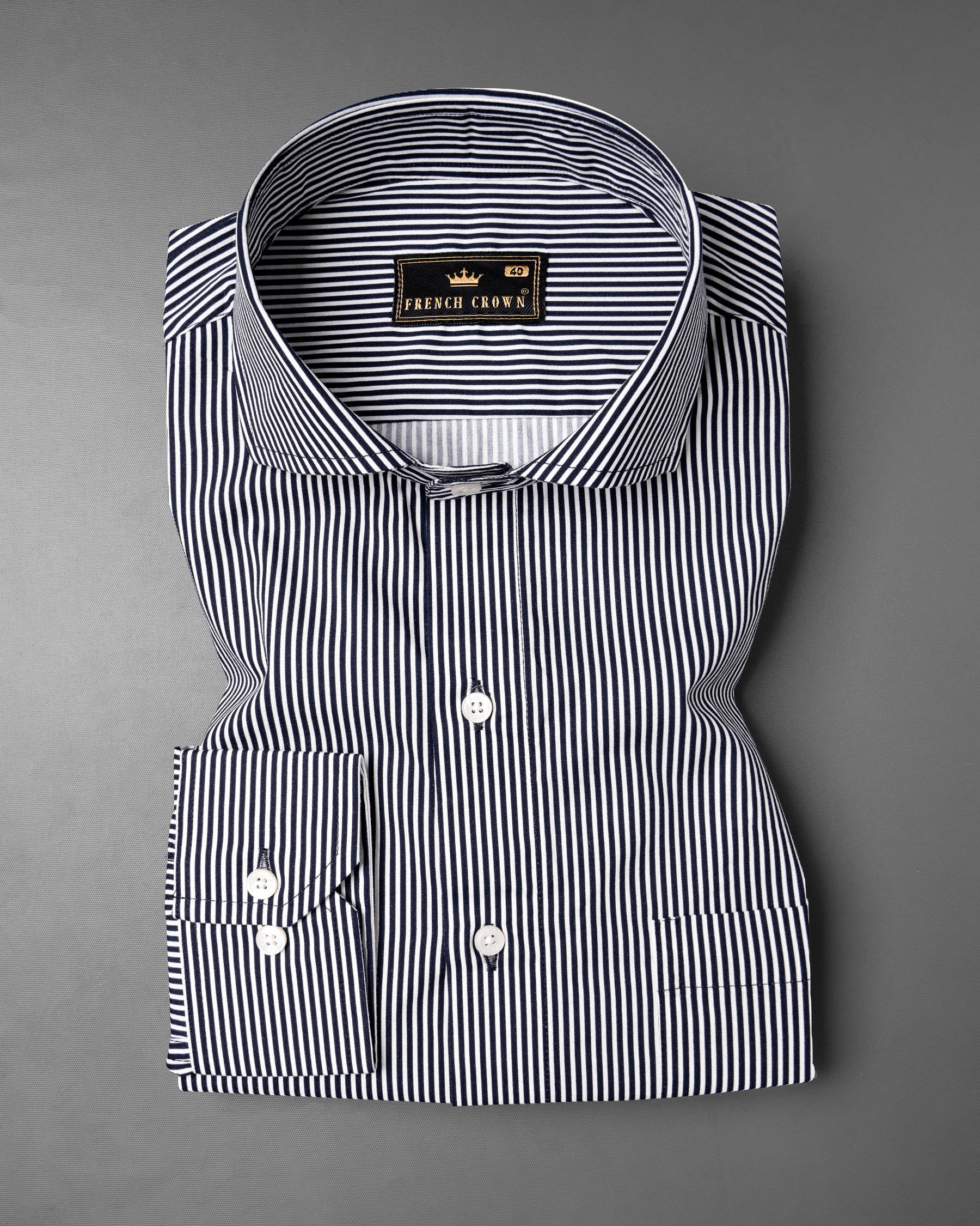 Bright White Striped Premium Cotton Shirt 6370-CA-38,6370-CA-H-38,6370-CA-39,6370-CA-H-39,6370-CA-40,6370-CA-H-40,6370-CA-42,6370-CA-H-42,6370-CA-44,6370-CA-H-44,6370-CA-46,6370-CA-H-46,6370-CA-48,6370-CA-H-48,6370-CA-50,6370-CA-H-50,6370-CA-52,6370-CA-H-52