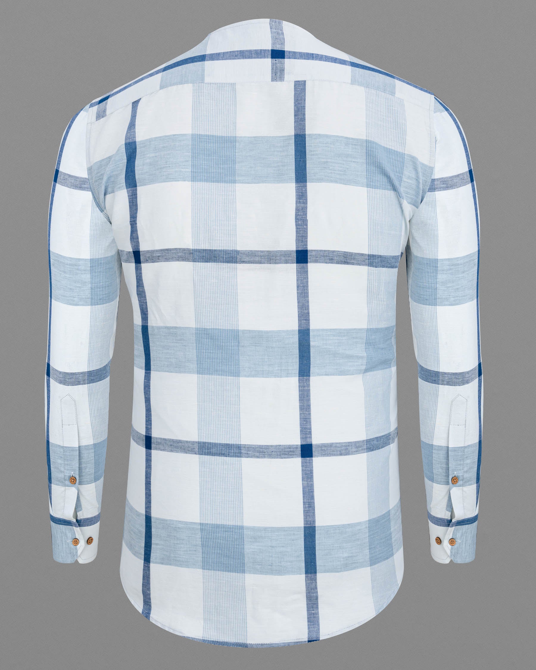 Sky Plaid Luxurious Linen Kurta Shirt 6376-WOC-38,6376-WOC-H-38,6376-WOC-39,6376-WOC-H-39,6376-WOC-40,6376-WOC-H-40,6376-WOC-42,6376-WOC-H-42,6376-WOC-44,6376-WOC-H-44,6376-WOC-46,6376-WOC-H-46,6376-WOC-48,6376-WOC-H-48,6376-WOC-50,6376-WOC-H-50,6376-WOC-52,6376-WOC-H-52