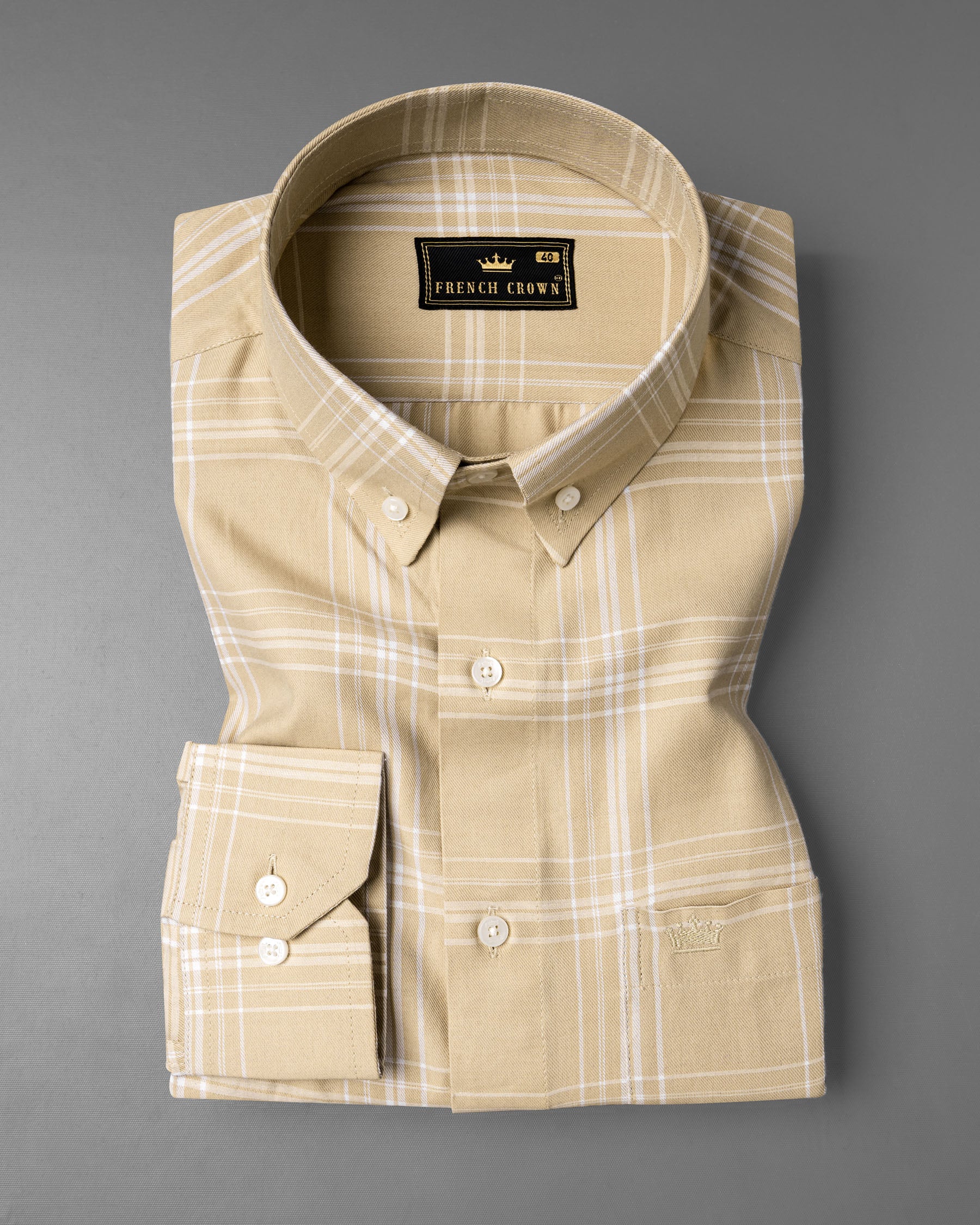 Winter Hazel Brown Twill Windowpane Premium Cotton Shirt 6387-BD-38,6387-BD-H-38,6387-BD-39,6387-BD-H-39,6387-BD-40,6387-BD-H-40,6387-BD-42,6387-BD-H-42,6387-BD-44,6387-BD-H-44,6387-BD-46,6387-BD-H-46,6387-BD-48,6387-BD-H-48,6387-BD-50,6387-BD-H-50,6387-BD-52,6387-BD-H-52