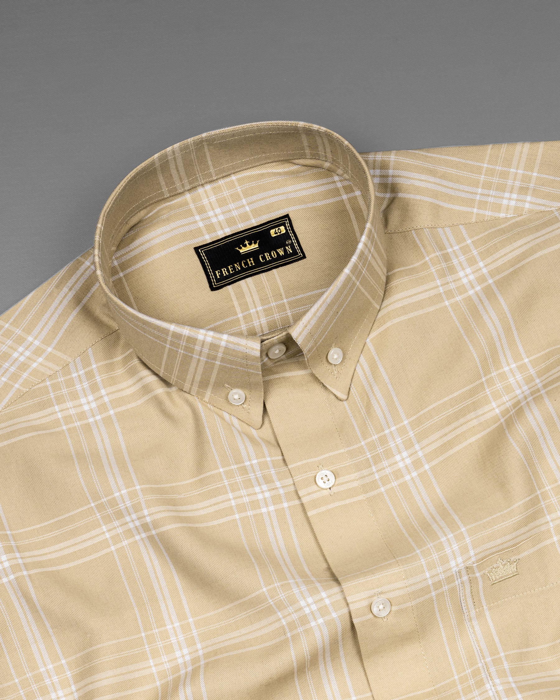Winter Hazel Brown Twill Windowpane Premium Cotton Shirt 6387-BD-38,6387-BD-H-38,6387-BD-39,6387-BD-H-39,6387-BD-40,6387-BD-H-40,6387-BD-42,6387-BD-H-42,6387-BD-44,6387-BD-H-44,6387-BD-46,6387-BD-H-46,6387-BD-48,6387-BD-H-48,6387-BD-50,6387-BD-H-50,6387-BD-52,6387-BD-H-52
