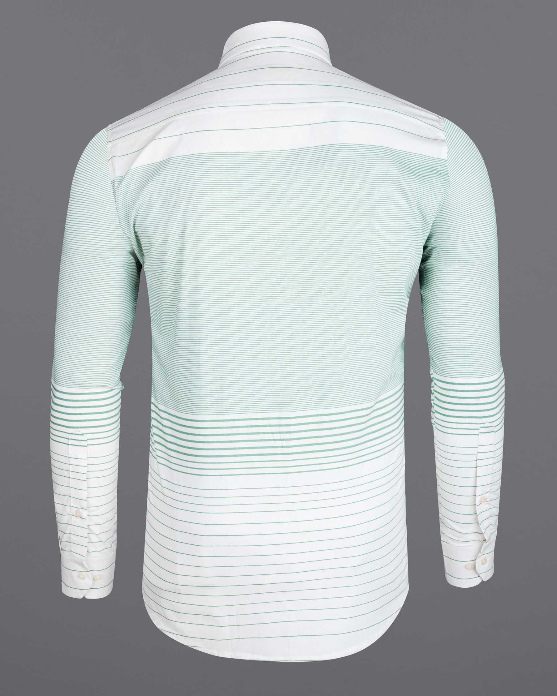 Bright White with Green Horizontal Striped Premium Cotton Shirt 6392-CA-38,6392-CA-H-38,6392-CA-39,6392-CA-H-39,6392-CA-40,6392-CA-H-40,6392-CA-42,6392-CA-H-42,6392-CA-44,6392-CA-H-44,6392-CA-46,6392-CA-H-46,6392-CA-48,6392-CA-H-48,6392-CA-50,6392-CA-H-50,6392-CA-52,6392-CA-H-52