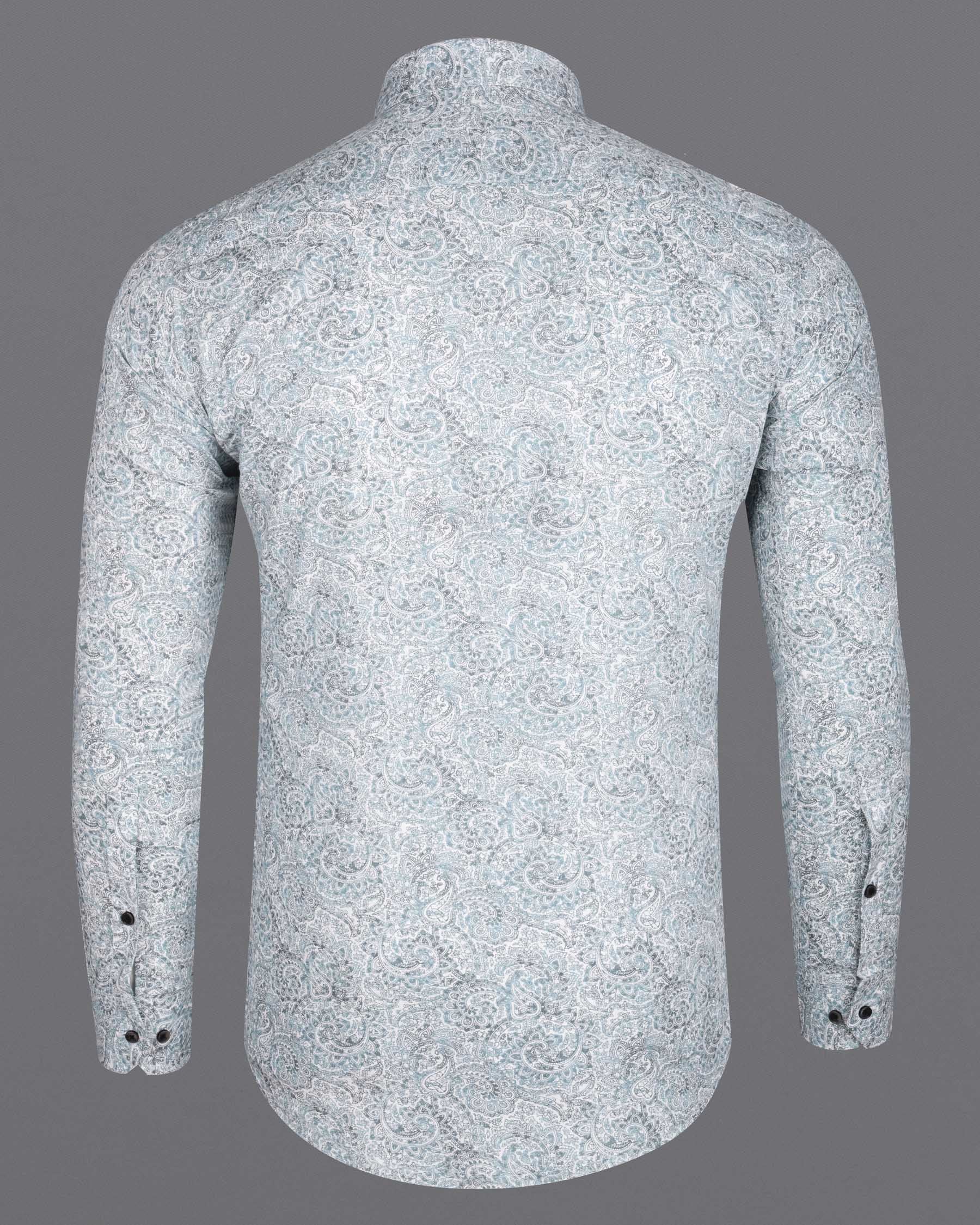 Bright White Paisleys Printed Royal Oxford Shirt 6396-BLK-38, 6396-BLK-H-38, 6396-BLK-39, 6396-BLK-H-39, 6396-BLK-40, 6396-BLK-H-40, 6396-BLK-42, 6396-BLK-H-42, 6396-BLK-44, 6396-BLK-H-44, 6396-BLK-46, 6396-BLK-H-46, 6396-BLK-48, 6396-BLK-H-48, 6396-BLK-50, 6396-BLK-H-50, 6396-BLK-52, 6396-BLK-H-52