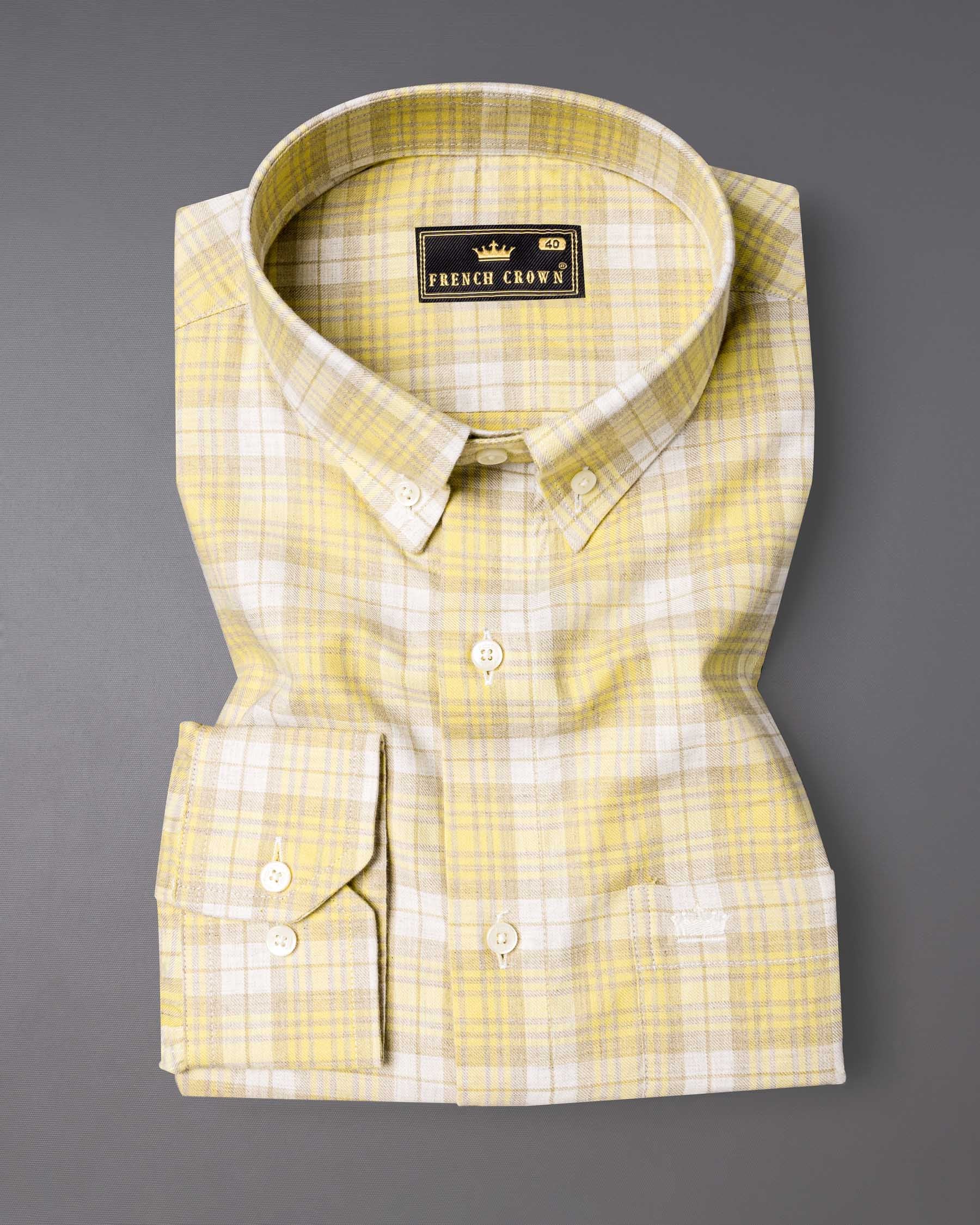 Goldenrod Twill Plaid Premium Cotton Shirt 6411-BD-38, 6411-BD-H-38, 6411-BD-39, 6411-BD-H-39, 6411-BD-40, 6411-BD-H-40, 6411-BD-42, 6411-BD-H-42, 6411-BD-44, 6411-BD-H-44, 6411-BD-46, 6411-BD-H-46, 6411-BD-48, 6411-BD-H-48, 6411-BD-50, 6411-BD-H-50, 6411-BD-52, 6411-BD-H-52