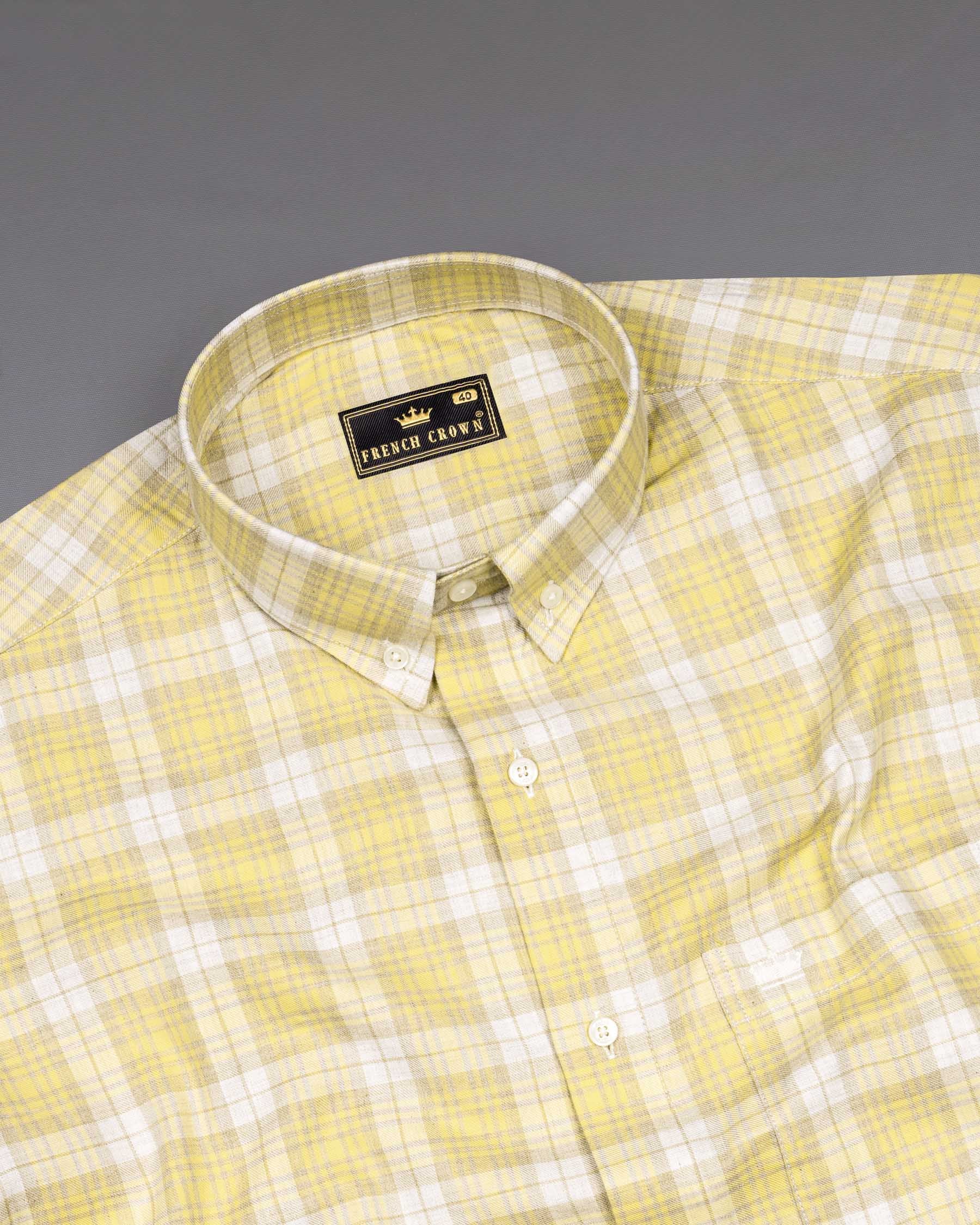 Goldenrod Twill Plaid Premium Cotton Shirt 6411-BD-38, 6411-BD-H-38, 6411-BD-39, 6411-BD-H-39, 6411-BD-40, 6411-BD-H-40, 6411-BD-42, 6411-BD-H-42, 6411-BD-44, 6411-BD-H-44, 6411-BD-46, 6411-BD-H-46, 6411-BD-48, 6411-BD-H-48, 6411-BD-50, 6411-BD-H-50, 6411-BD-52, 6411-BD-H-52