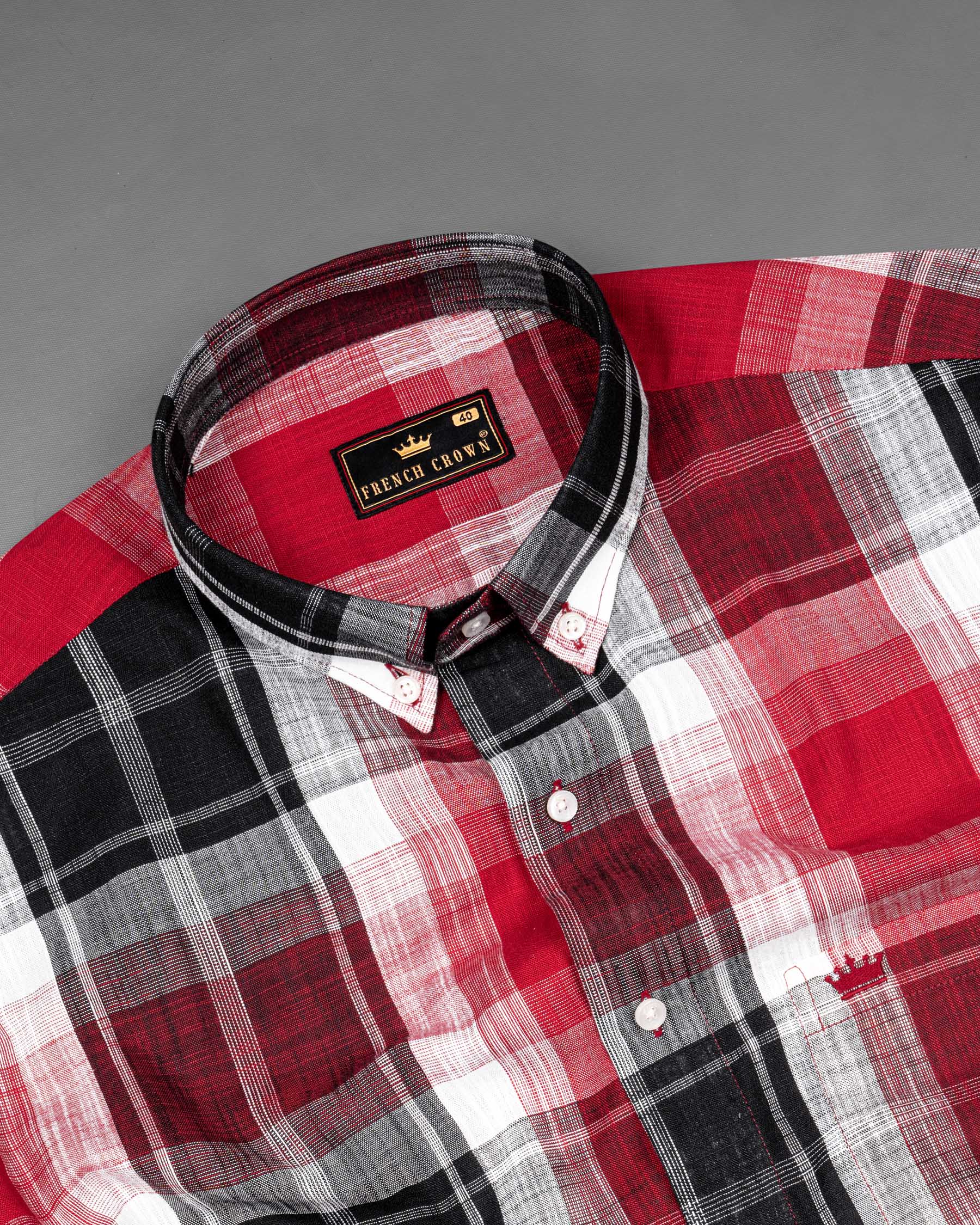 Vivid Auburn and Jade Black Plaid Luxurious Linen Shirt 6446-BD-38, 6446-BD-H-38, 6446-BD-39, 6446-BD-H-39, 6446-BD-40, 6446-BD-H-40, 6446-BD-42, 6446-BD-H-42, 6446-BD-44, 6446-BD-H-44, 6446-BD-46, 6446-BD-H-46, 6446-BD-48, 6446-BD-H-48, 6446-BD-50, 6446-BD-H-50, 6446-BD-52, 6446-BD-H-52