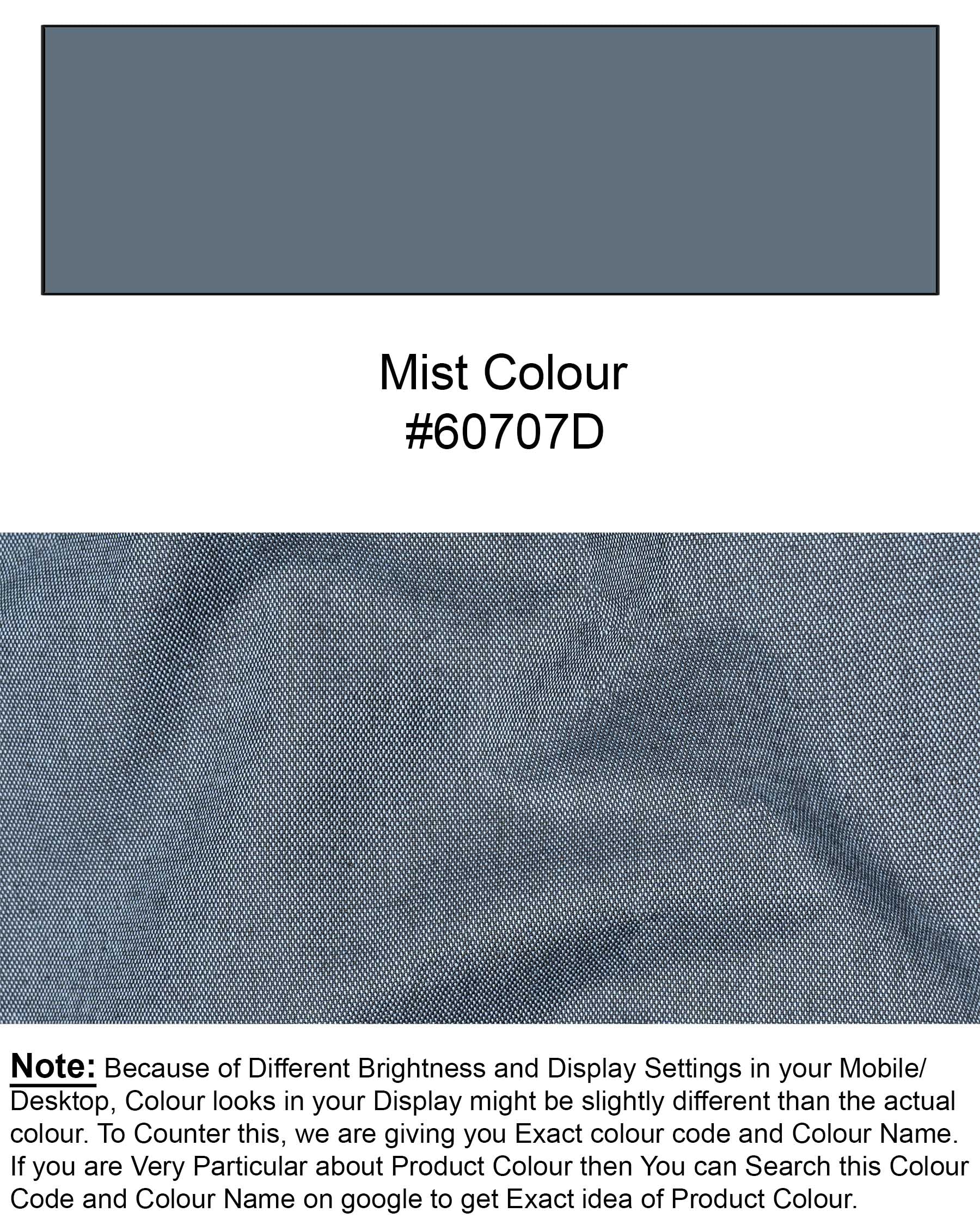 Mist Gray Heavyweight Royal Oxford Shirt
