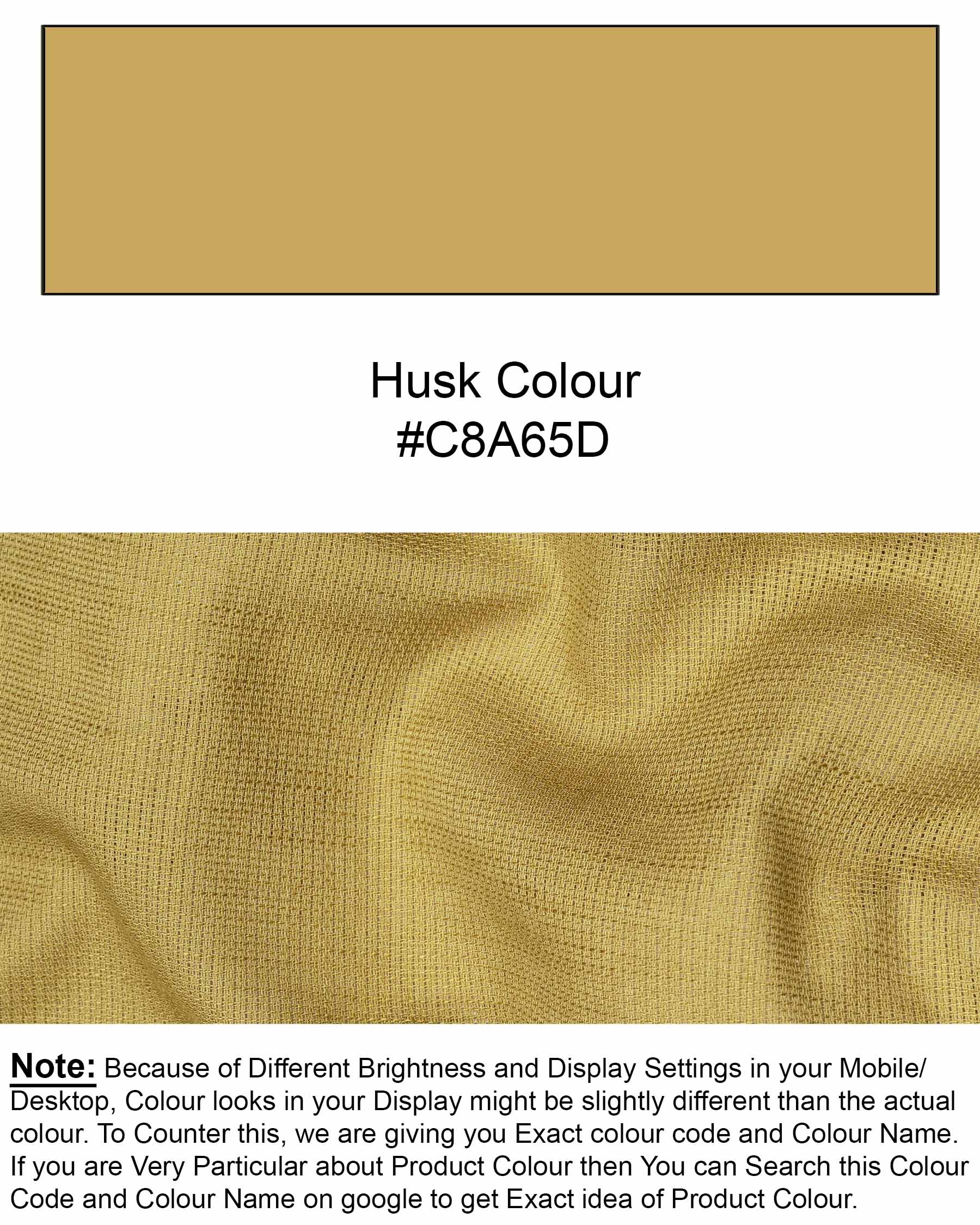 Husk Dobby  Textured Premium Giza Cotton Shirt