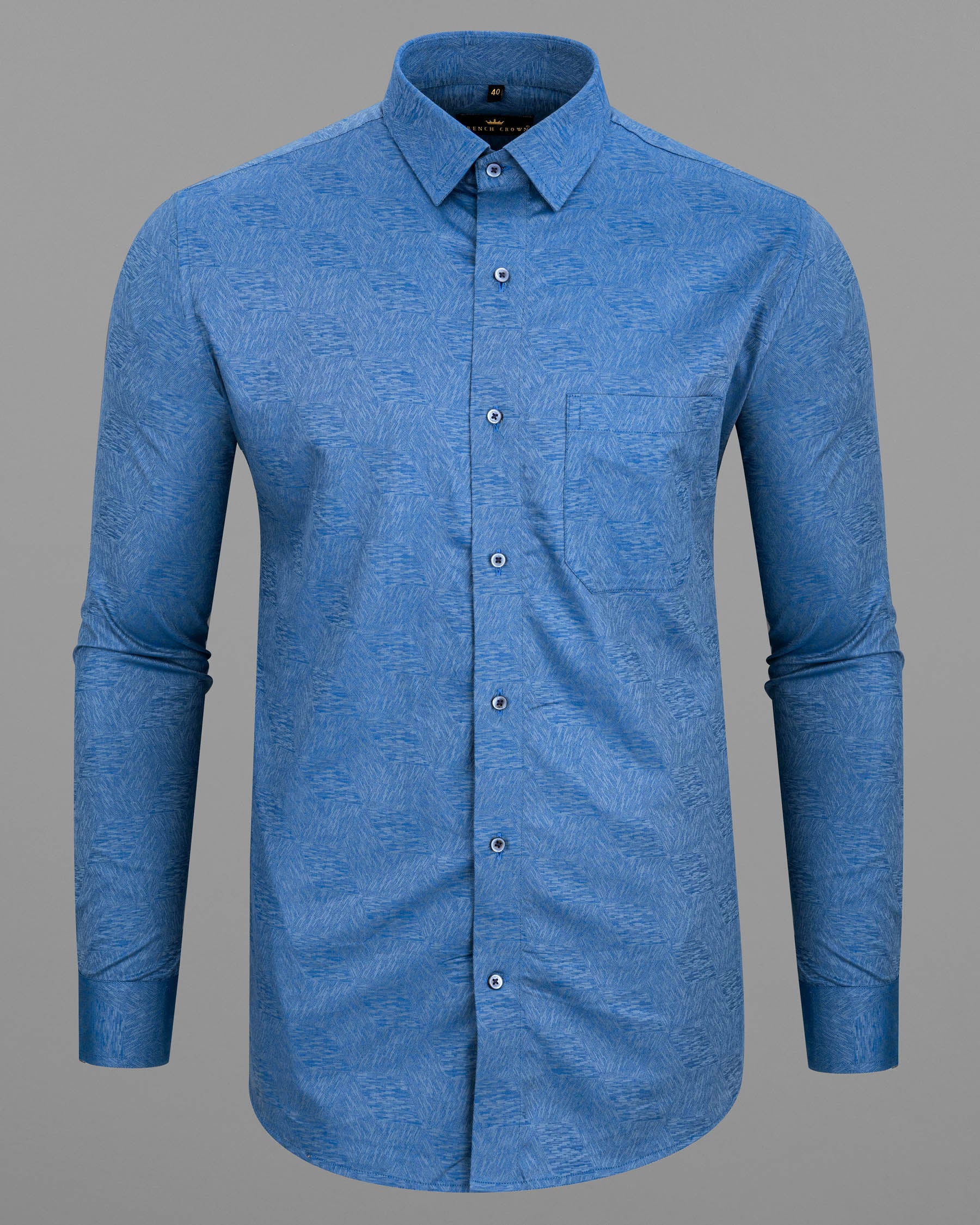 Waikawa Blue Jacquard Textured Premium Giza Cotton Shirt 6520-BLE-38, 6520-BLE-H-38, 6520-BLE-39, 6520-BLE-H-39, 6520-BLE-40, 6520-BLE-H-40, 6520-BLE-42, 6520-BLE-H-42, 6520-BLE-44, 6520-BLE-H-44, 6520-BLE-46, 6520-BLE-H-46, 6520-BLE-48, 6520-BLE-H-48, 6520-BLE-50, 6520-BLE-H-50, 6520-BLE-52, 6520-BLE-H-52