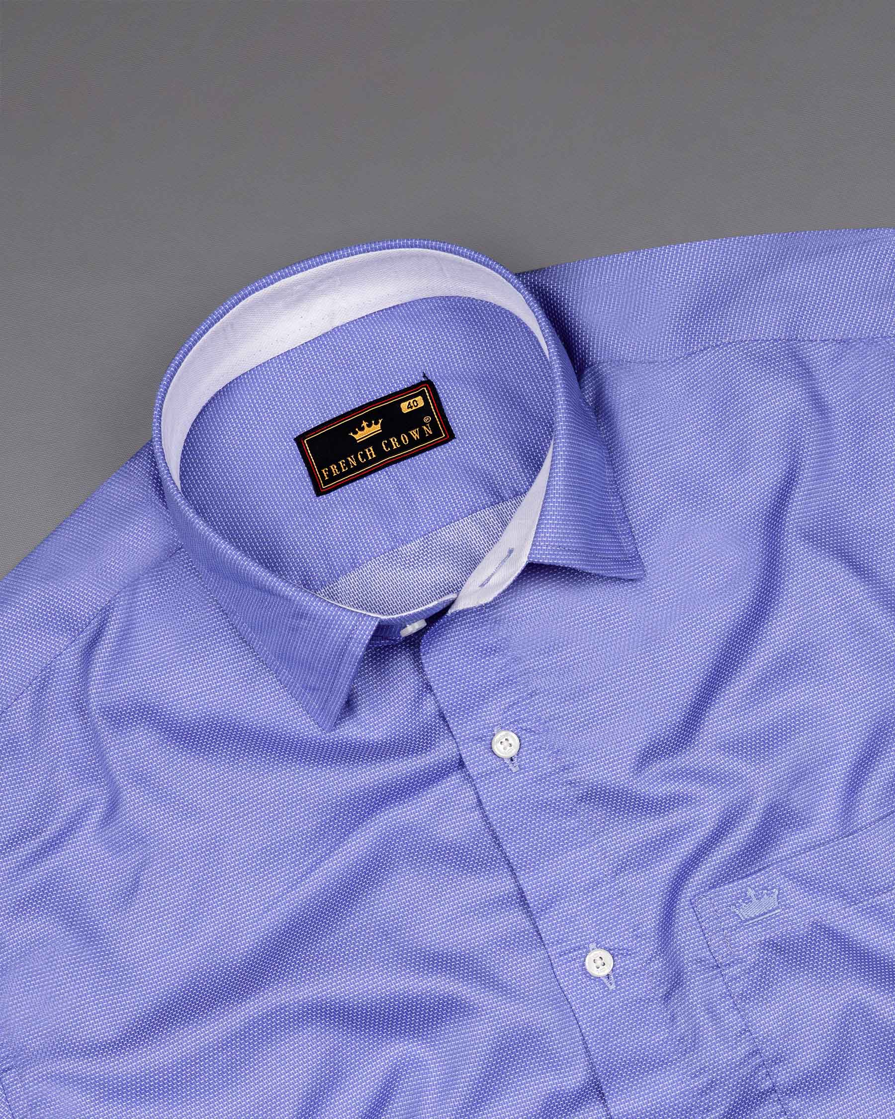 Portage Blue Dobby Textured Premium Giza Cotton Shirt  6542-CP-38,6542-CP-H-38,6542-CP-39,6542-CP-H-39,6542-CP-40,6542-CP-H-40,6542-CP-42,6542-CP-H-42,6542-CP-44,6542-CP-H-44,6542-CP-46,6542-CP-H-46,6542-CP-48,6542-CP-H-48,6542-CP-50,6542-CP-H-50,6542-CP-52,6542-CP-H-52