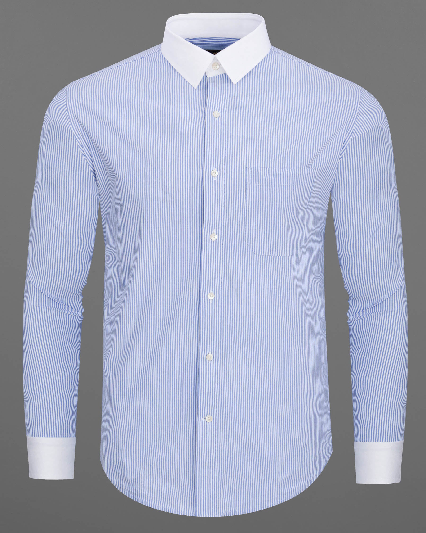 Periwinkle Blue Striped with White Collar Premium Cotton Shirt 6613-WCC-38,6613-WCC-H-38,6613-WCC-39,6613-WCC-H-39,6613-WCC-40,6613-WCC-H-40,6613-WCC-42,6613-WCC-H-42,6613-WCC-44,6613-WCC-H-44,6613-WCC-46,6613-WCC-H-46,6613-WCC-48,6613-WCC-H-48,6613-WCC-50,6613-WCC-H-50,6613-WCC-52,6613-WCC-H-52