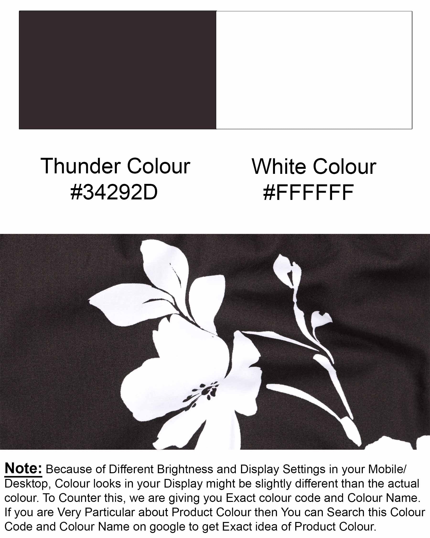 Thunder Brown Floral Printed Premium Cotton Shirt 6630-BLK-38,6630-BLK-H-38,6630-BLK-39,6630-BLK-H-39,6630-BLK-40,6630-BLK-H-40,6630-BLK-42,6630-BLK-H-42,6630-BLK-44,6630-BLK-H-44,6630-BLK-46,6630-BLK-H-46,6630-BLK-48,6630-BLK-H-48,6630-BLK-50,6630-BLK-H-50,6630-BLK-52,6630-BLK-H-52
