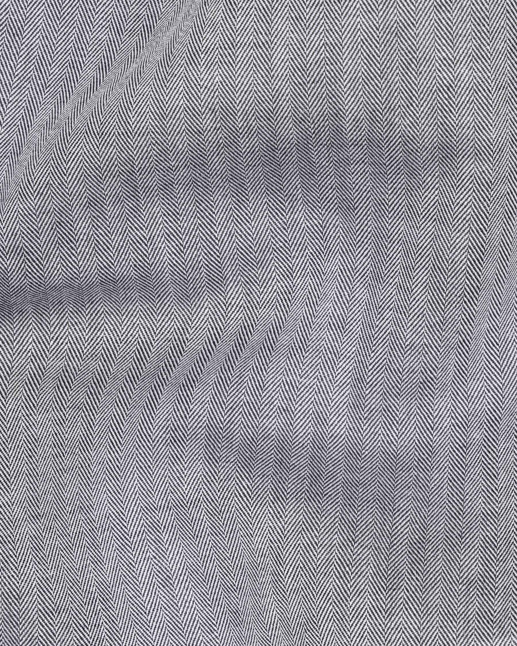 French Gray Striped Herringbone Shirt 6688-38,6688-38,6688-39,6688-39,6688-40,6688-40,6688-42,6688-42,6688-44,6688-44,6688-46,6688-46,6688-48,6688-48,6688-50,6688-50,6688-52,6688-52